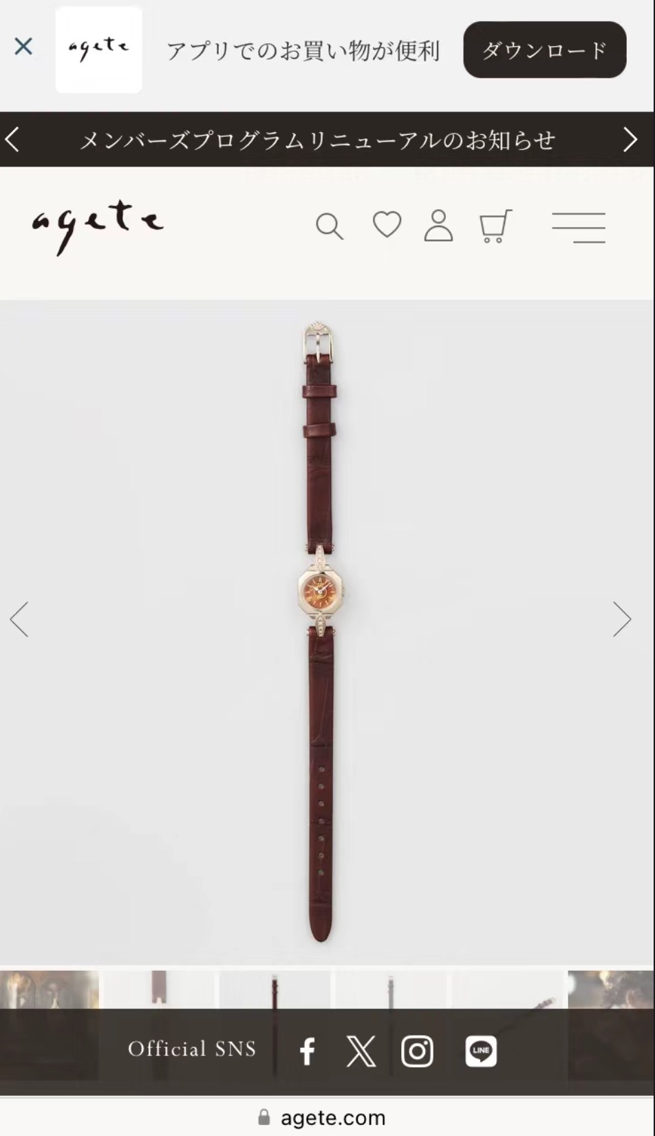 **agete Amber Dial Watch | Vintage-Style Timepiece** - Comprehensive 3