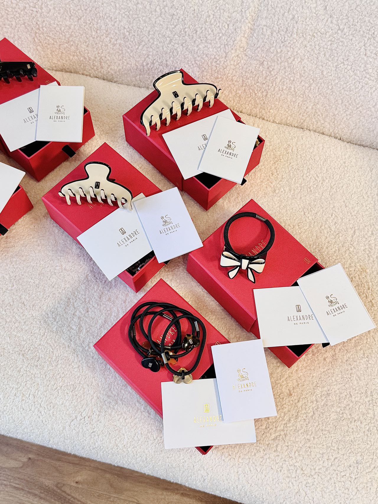 Alexandre de Paris hair accessory collection featuring hair claw clips a - Comprehensive 6