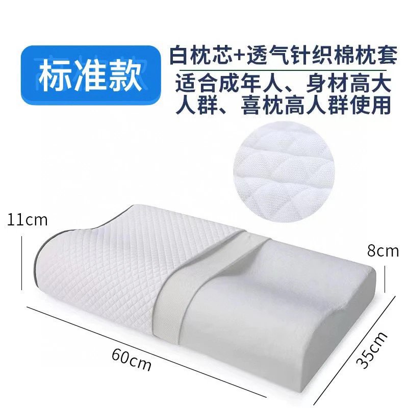 Featuring a dual-height design, this latex pillow accommodates both high - Comprehensive 2