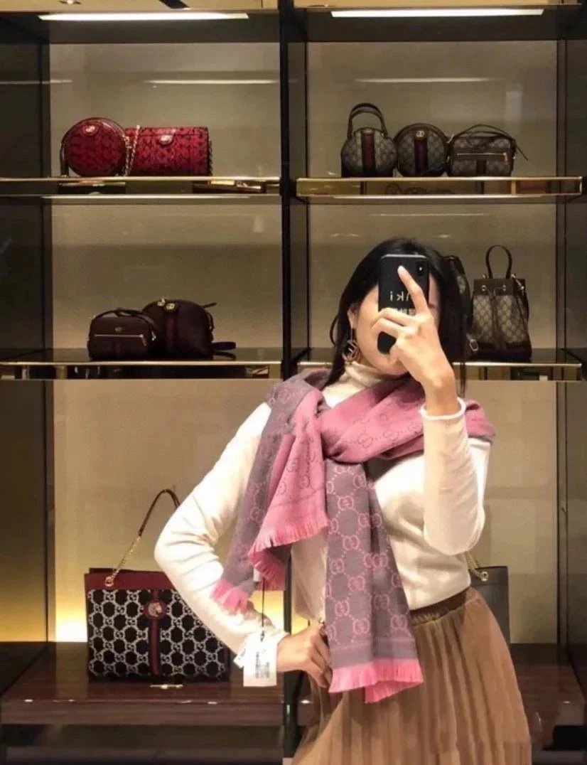 Gucci Classic Wool Jacquard Long Scarf - Comprehensive 8