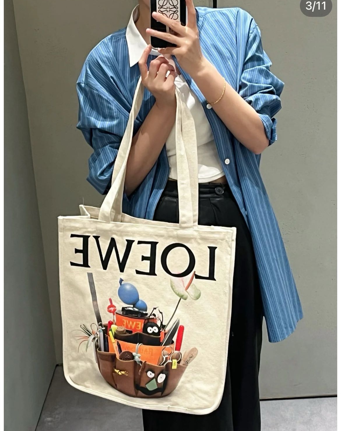 LOEWE: An artistic interpretation of the classic shopping tote - Comprehensive 6