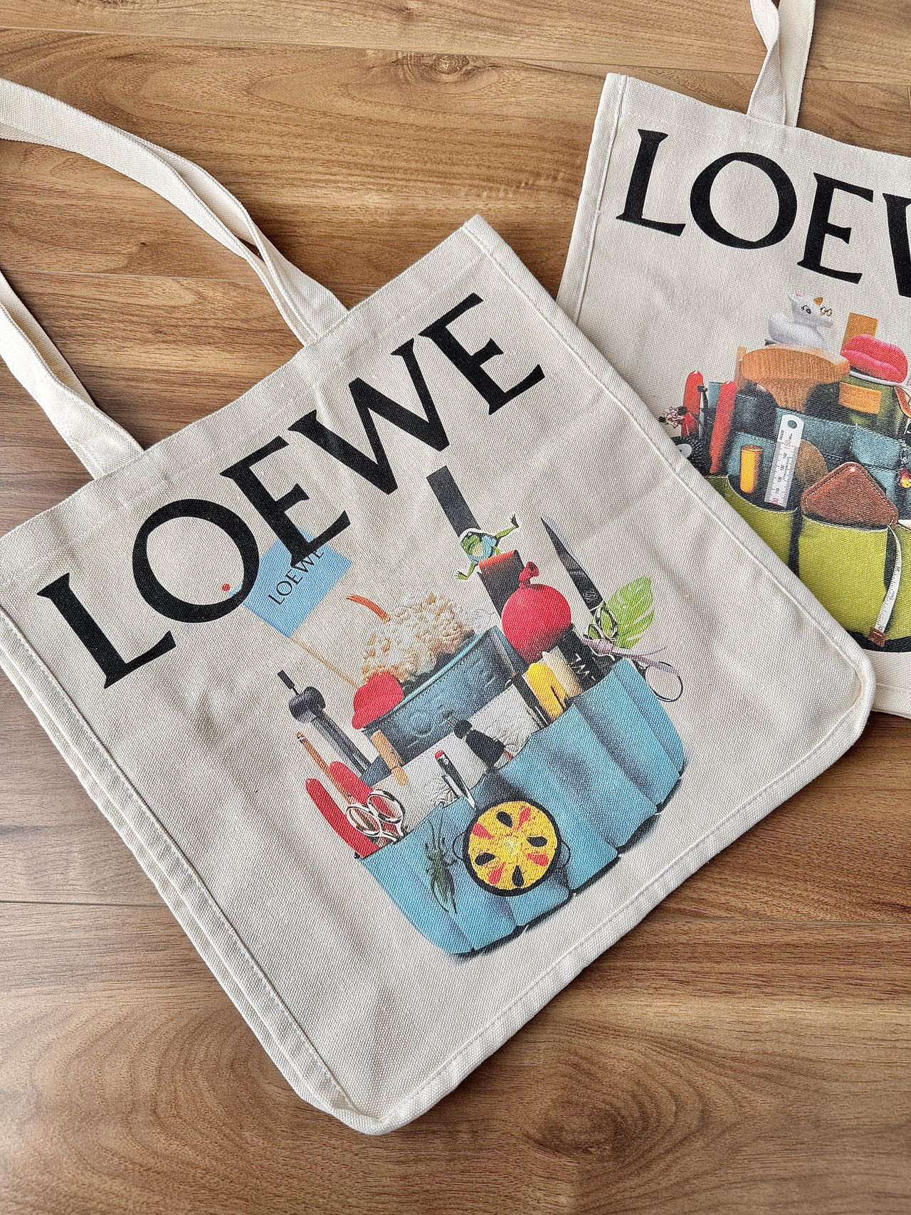 LOEWE Canvas Handbag - Comprehensive 3