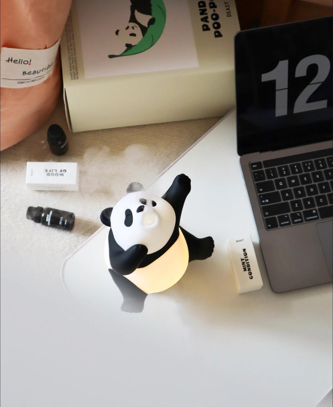 Illuminated, it functions as a night light; unlit, it serves as an inter - Comprehensive 8