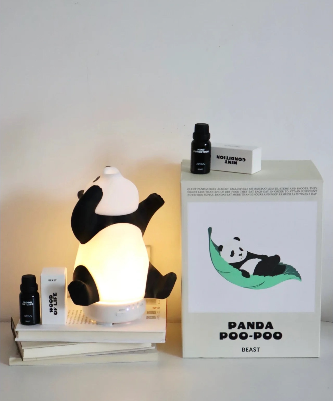 Illuminated, it functions as a night light; unlit, it serves as an inter - Comprehensive 9
