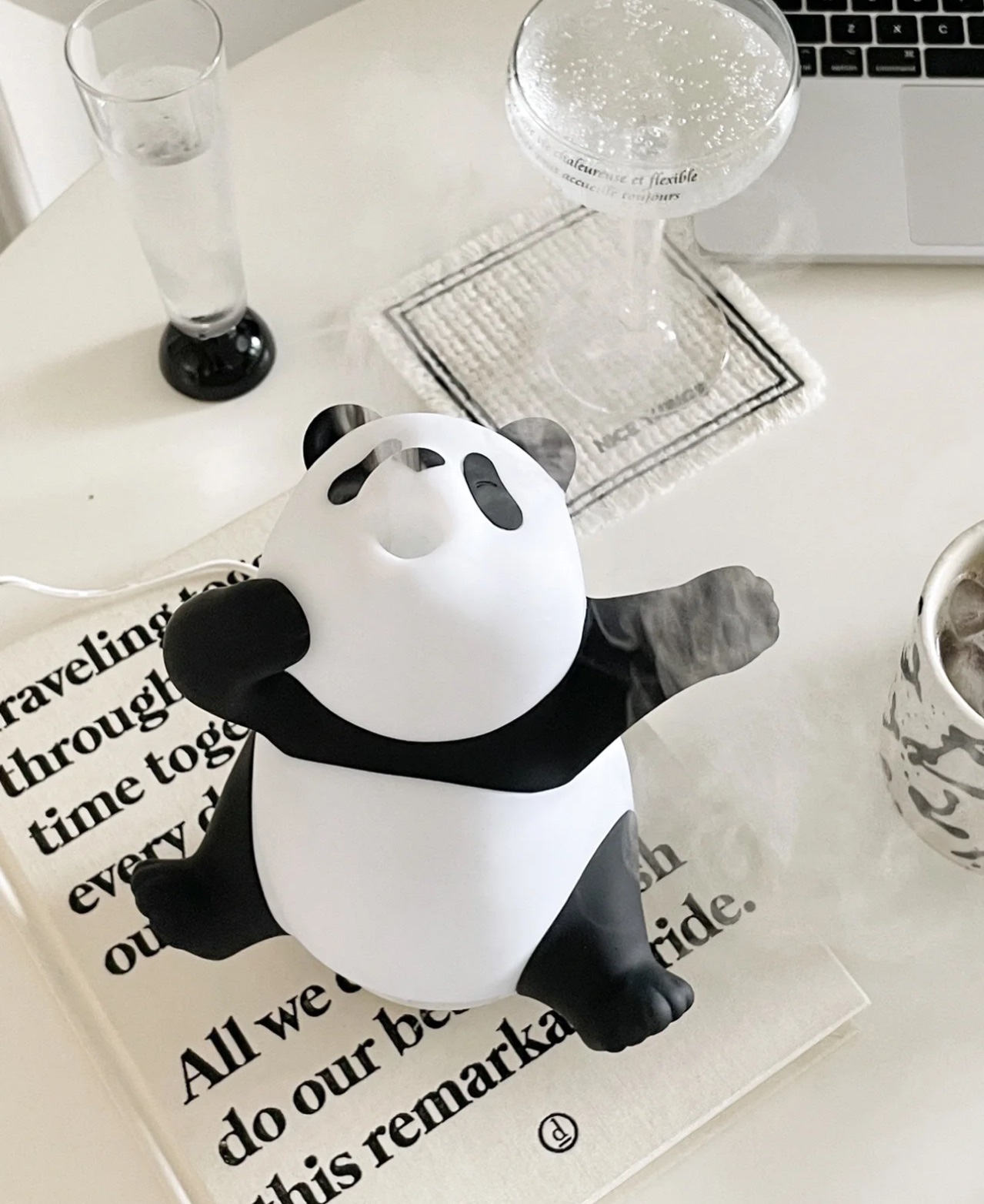 Illuminated, it functions as a night light; unlit, it serves as an inter - Comprehensive 2