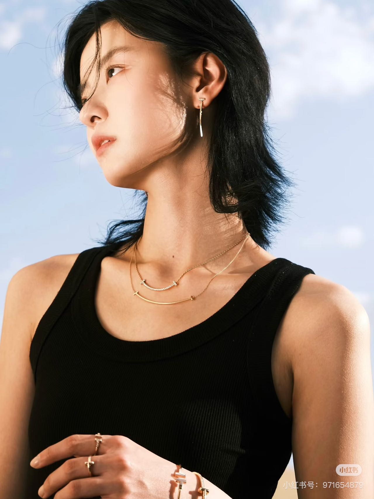 闪闪惹人爱+ Tiffany 微笑满钻项链+手镯 6