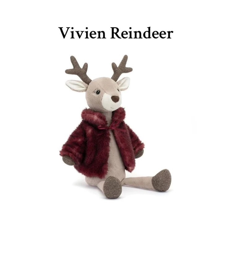 NO:808921,Jellycat is always full of surprises. It is made of high-quality fluff and stuffing. It is soft and comfortable, not easy to shed, not easy to deform, and has a shy expression. It will give you healing and companionship. Please add Miss Weiwei to your holiday list. Once you wear it, you will transform into a wealthy deer. It is full of aura of wealth. You can stock it up for your children and girlfriends at home!  , trendy department store Jellycat doll19860909Jellycat总是惊喜不断此刻采用高品质绒毛和填充物制作,柔软舒适,不易掉毛,不易变形,腼腆羞涩的表情,给你治愈和陪伴,快把薇薇小姐姐加入节日清单吧,貂一穿,摇身一变富贵鹿,满满的富贵气息,可以给家里的小朋友和女朋友囤起来！,潮品百货Jellycat公仔,accessory