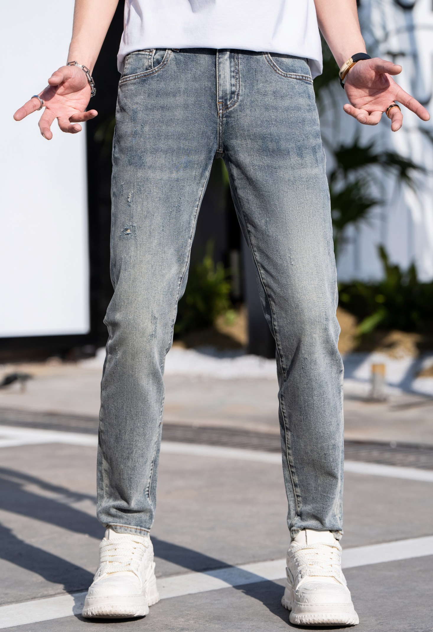 NO:116162,The new spring and summer model of 5 sizes Size28-38, recommended high-end trendy brand version, lock color craftsmanship retro washing fabric, Moncler, alexander wang19860909蒙口 5春夏新款  Size28-38码 高端潮牌爆版推荐 锁色工艺复古洗水面料,,Moncler,alexander wang,Men's clothing