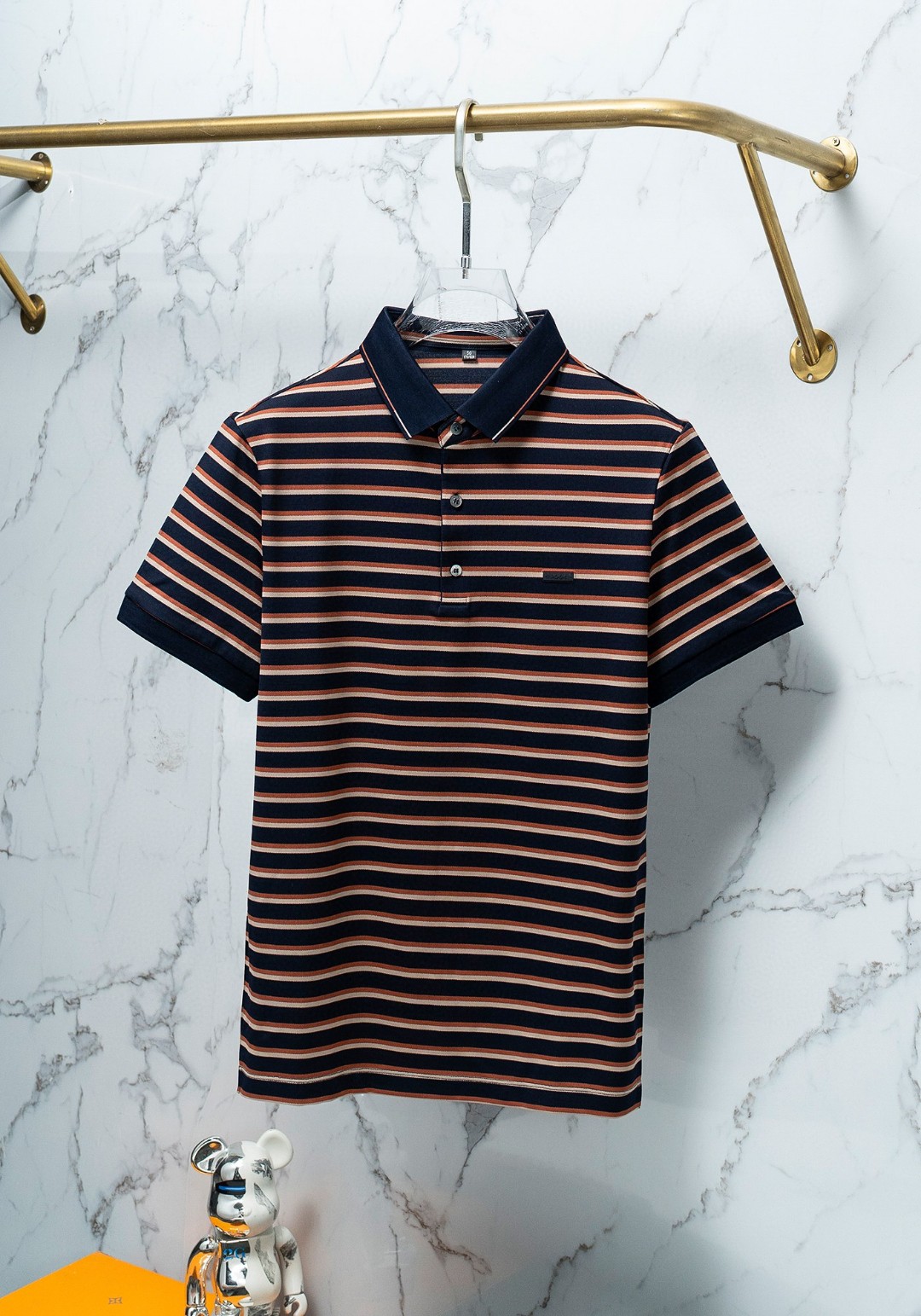 NO:117632,Zenia 25SS Spring and Summer Latest Pearl POLO Short Sleeve Original Customized Three-color Striped Threaded Cuffs Neck Emblem Logo Simple and generous Classic and versatile Two-color Model Number of 48-56 (M-3XL), zegna, T-shirt, alexander wang19860909杰尼亚 25SS春夏最新珠地POLO短袖 原版定制三色条纹螺纹袖口 领口 徽章logo 简单大方 经典百搭 双色 款 码数48-56（M-3XL）,,zegna,T-shirt,alexander wang,Men's clothing