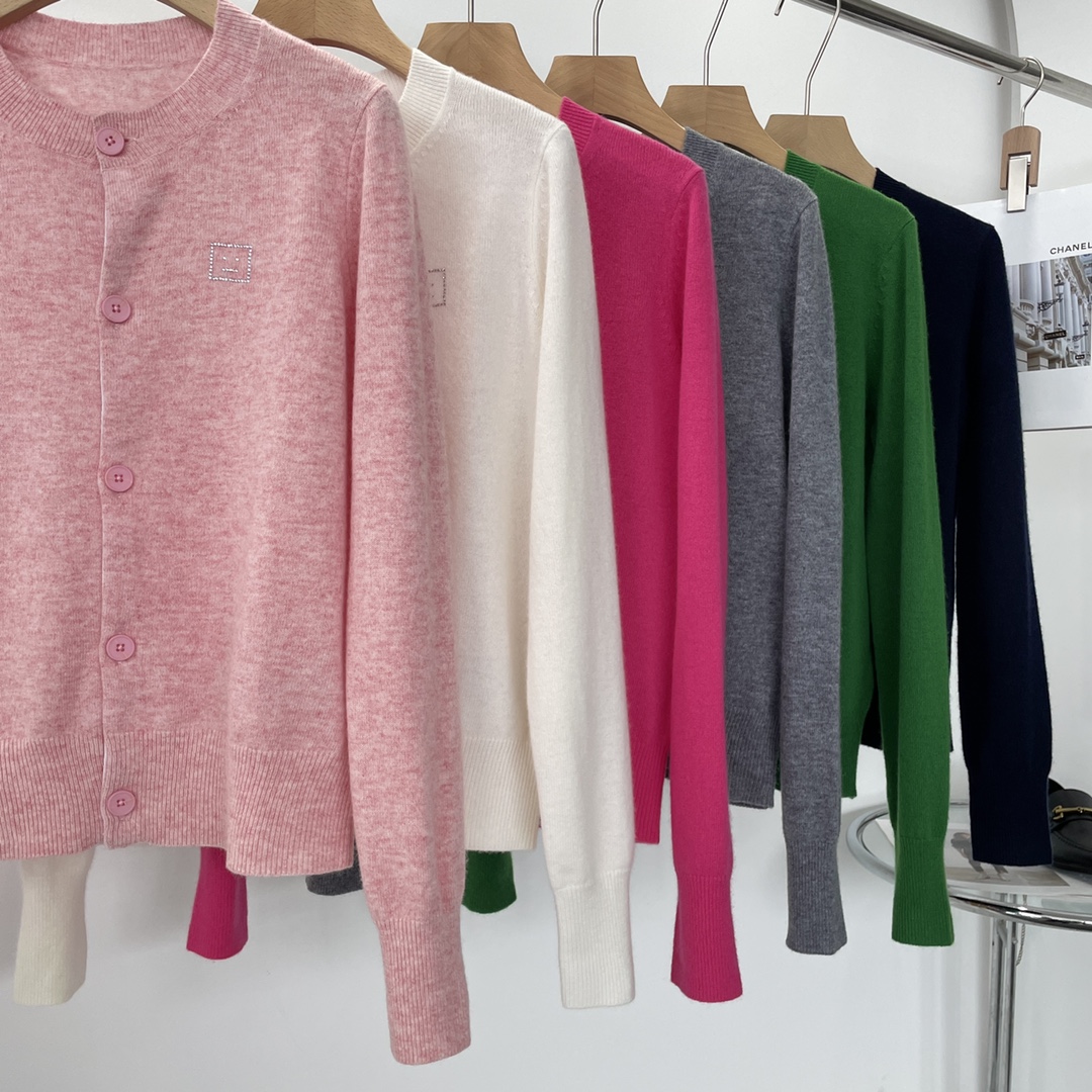 Acne Pure Wool Knit Cardigan - Comprehensive 7