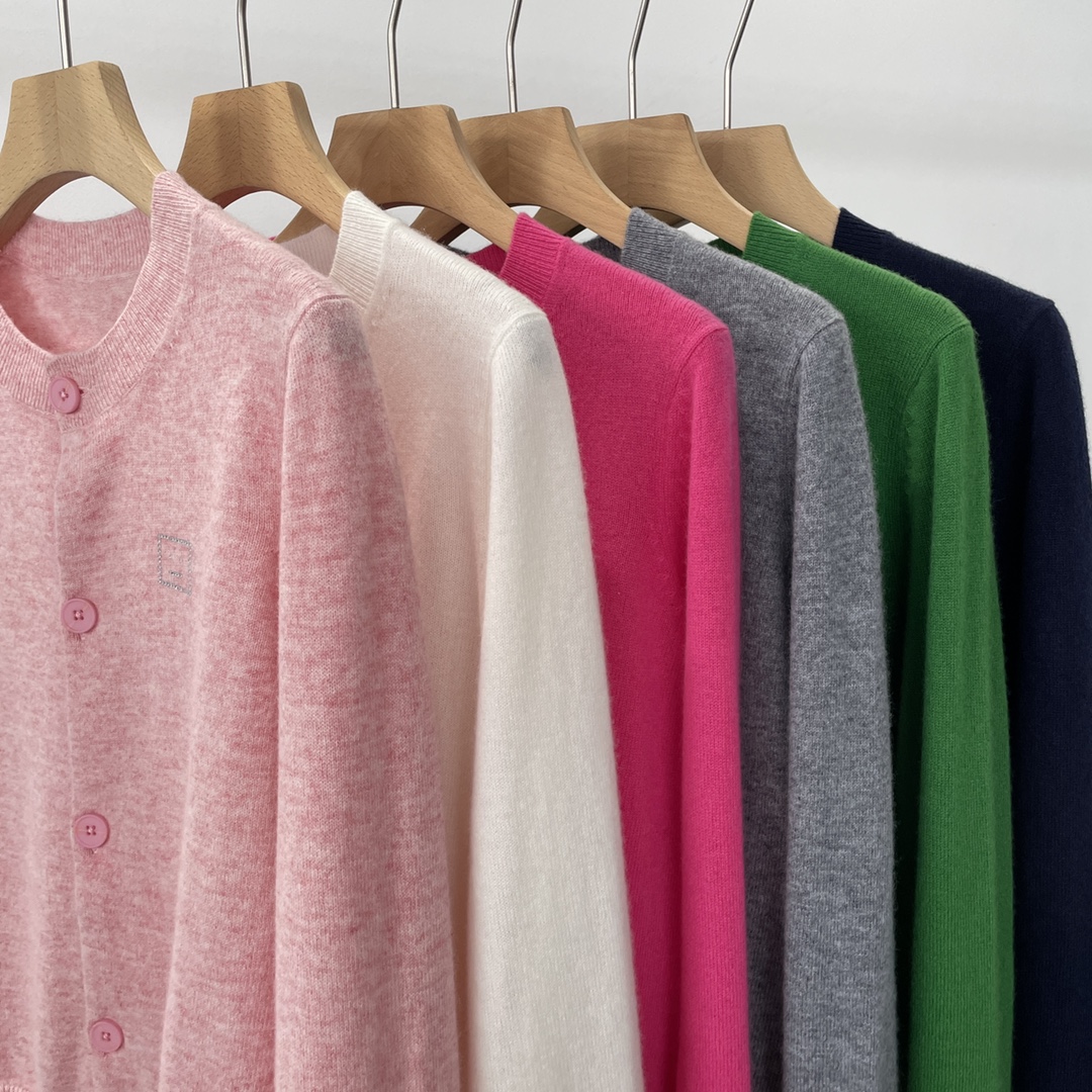 Acne Pure Wool Knit Cardigan - Comprehensive 3