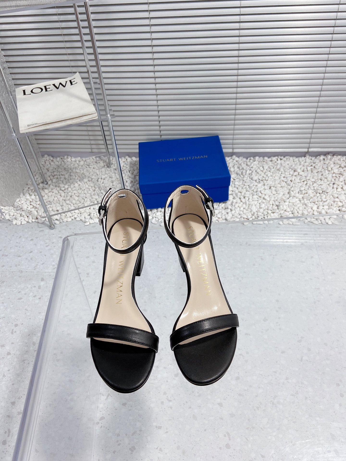 New S.W. Heel Sandals: Sheepskin Shoes with 6.5cm High Heel, Sizes 35-39