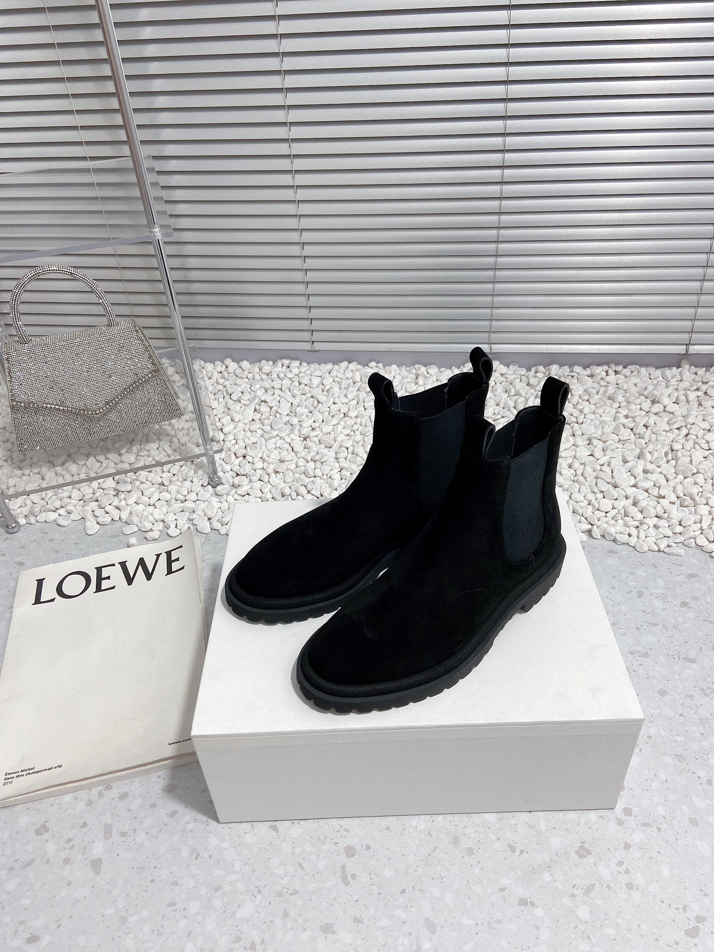 Italian Handcrafted Officine Creative Cowboy Boots with Cowhide Fabric and Rubber Base, Code 35-40. - 图片 2