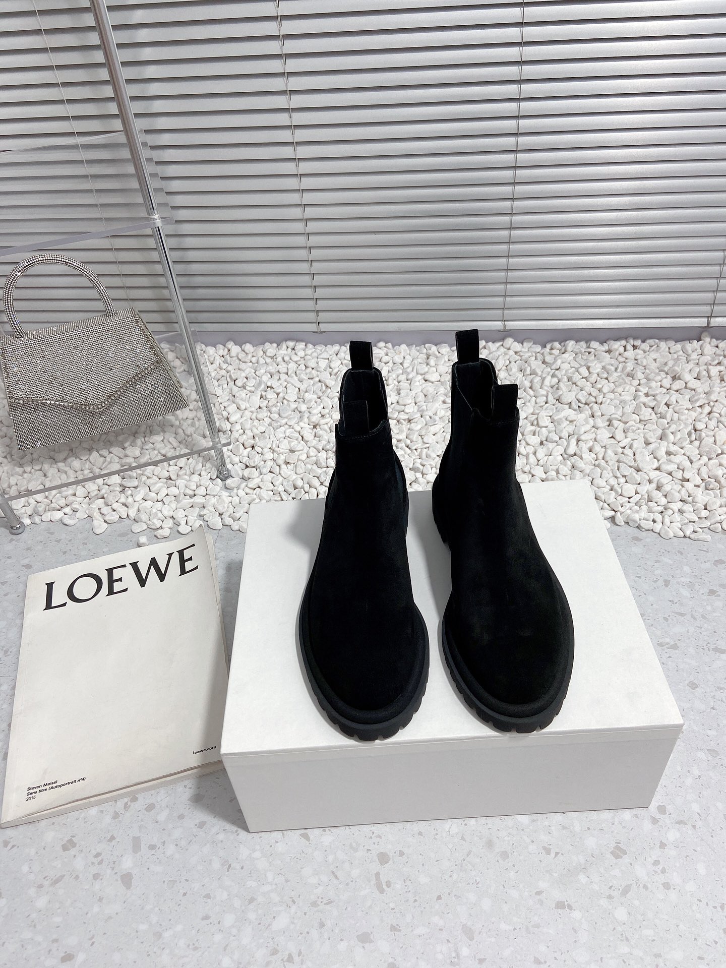 Italian Handcrafted Officine Creative Cowboy Boots with Cowhide Fabric and Rubber Base, Code 35-40.