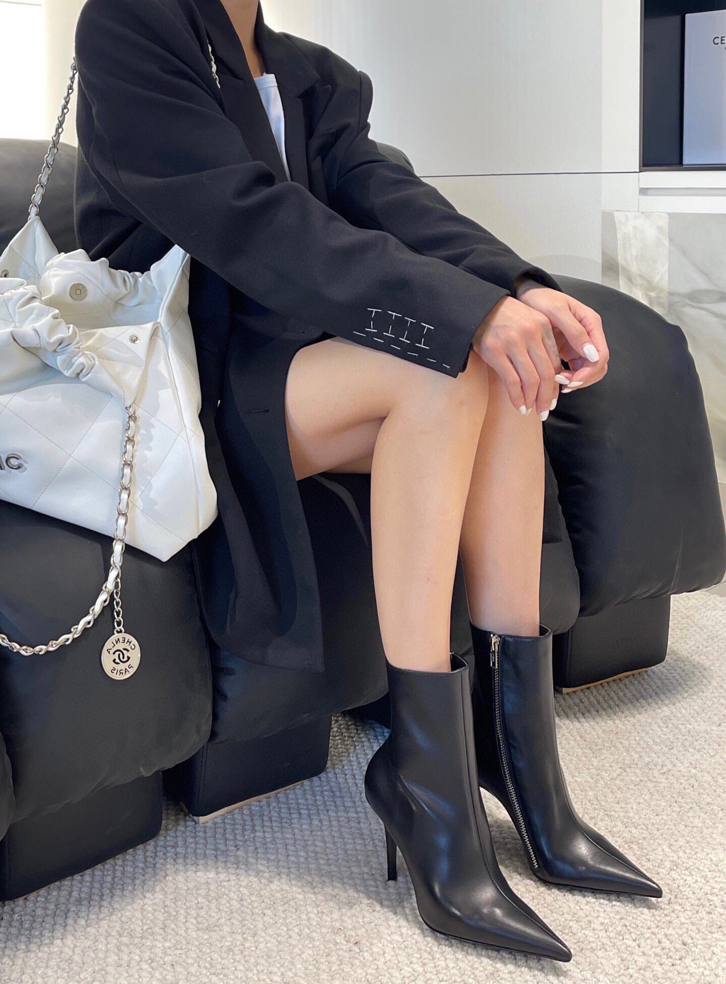 NO:561432,Upper foot picture, boots, boots19860909上脚图,靴子,boots,Women's Shoes