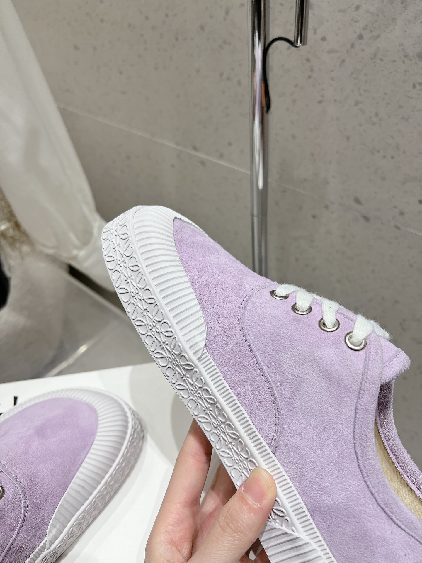 Loewe Terra Vulca Lace-Up Sneakers with Thick Vulcanized Rubber Sole 8 i1734557362 103 4