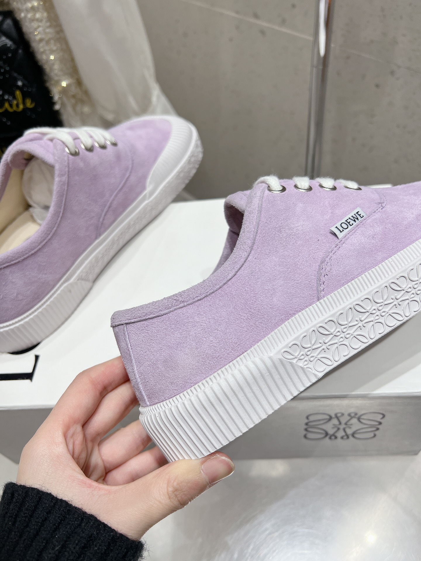 Loewe Terra Vulca Lace-Up Sneakers with Thick Vulcanized Rubber Sole 9 i1734557363 7350 7