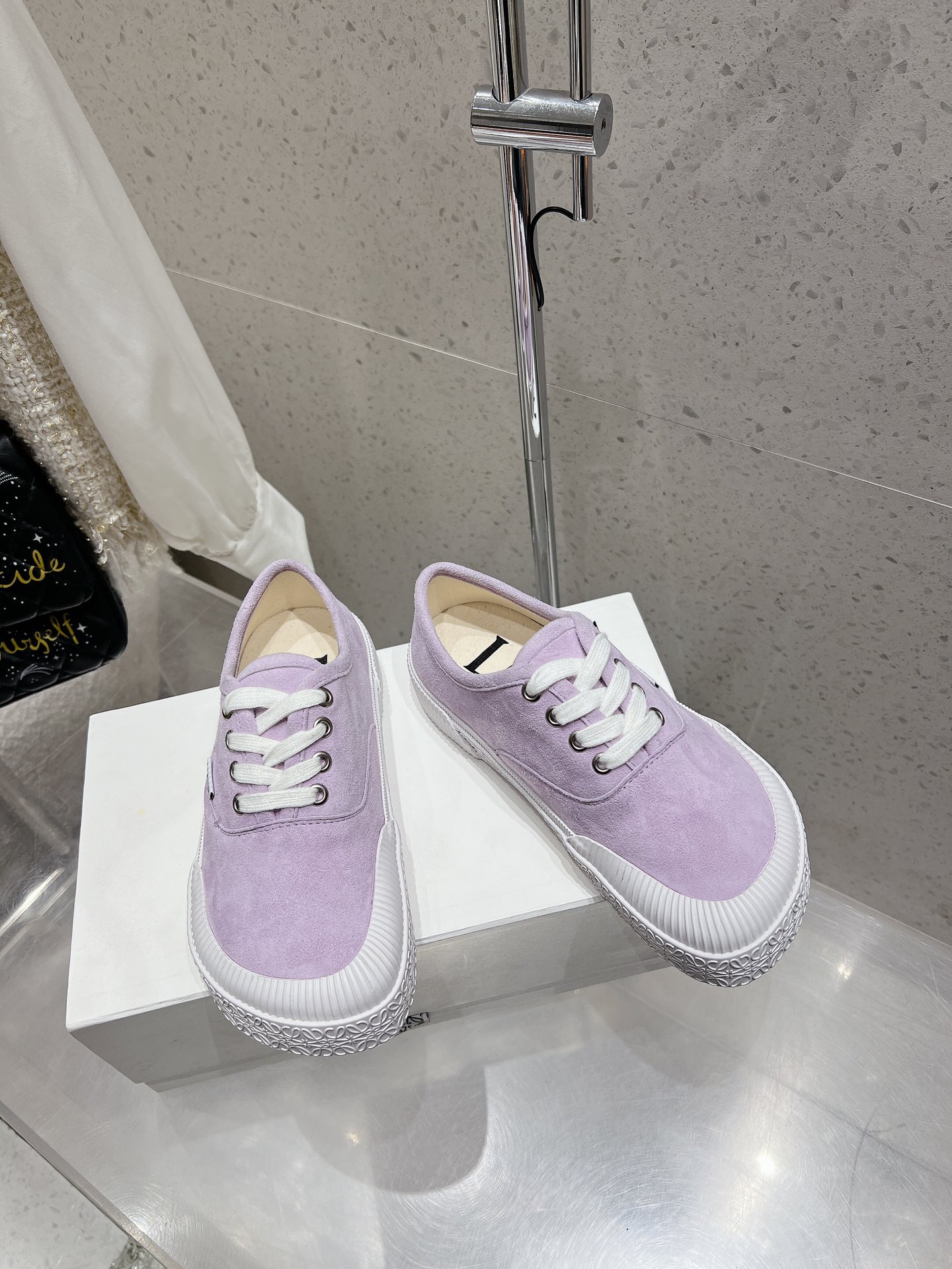 Loewe Terra Vulca Lace-Up Sneakers with Thick Vulcanized Rubber Sole 4 i1734557363 9454 6