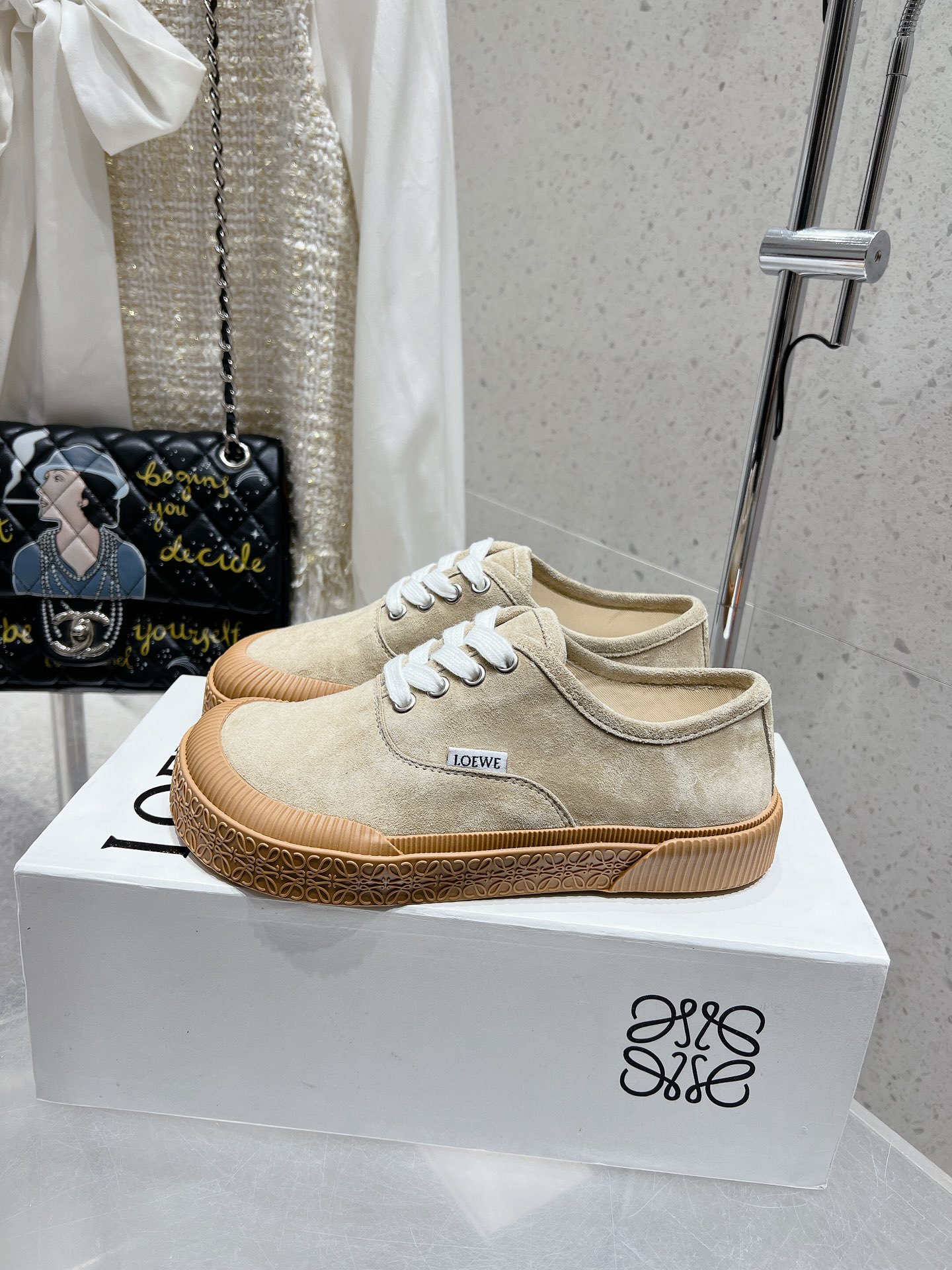 Loewe Terra Vulca Lace-Up Sneakers with Vulcanized Rubber Sole & Thick Toe 5 i1734557484 2665 4