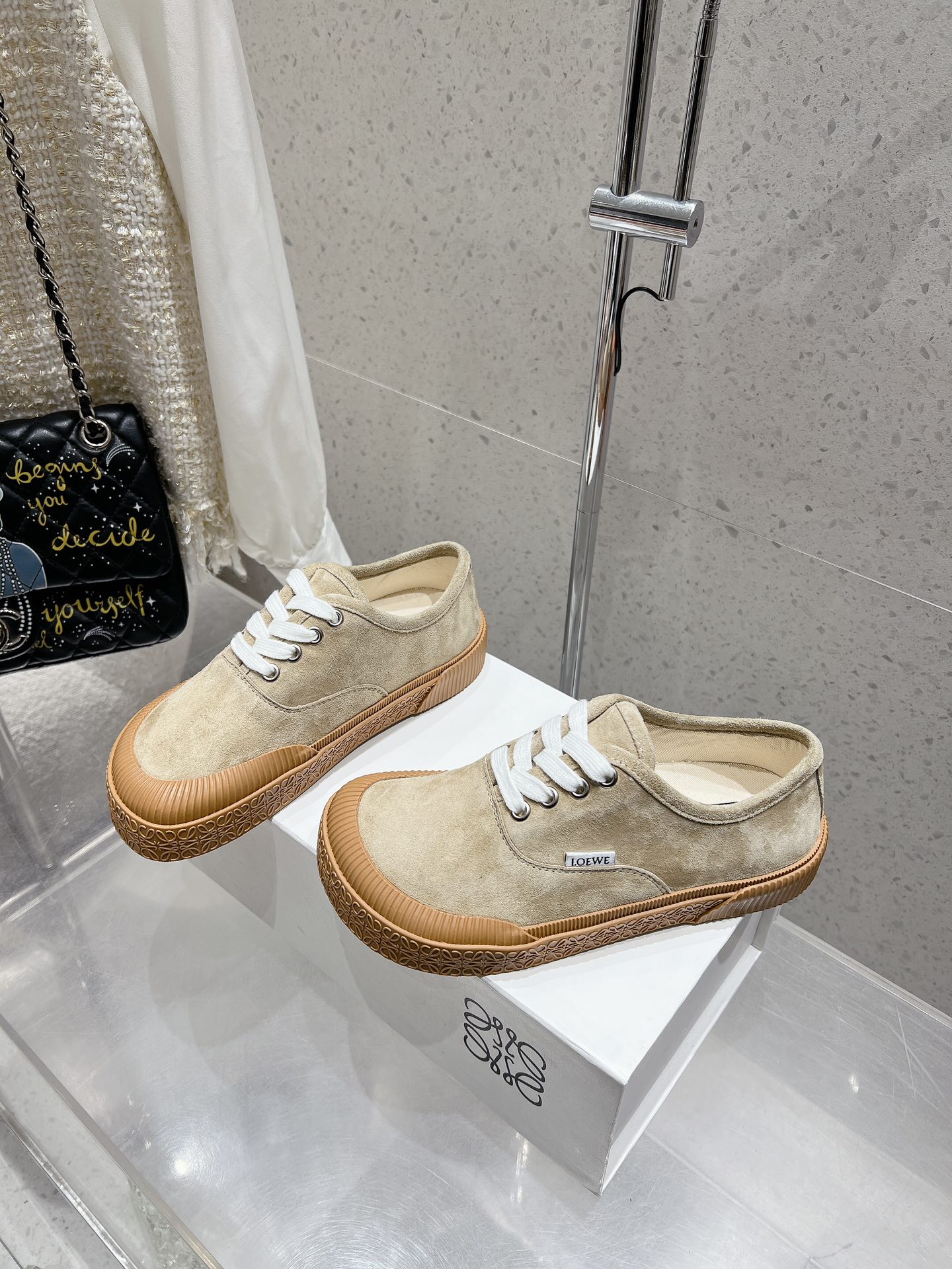 Loewe Terra Vulca Lace-Up Sneakers with Vulcanized Rubber Sole & Thick Toe 3 i1734557484 4843 5