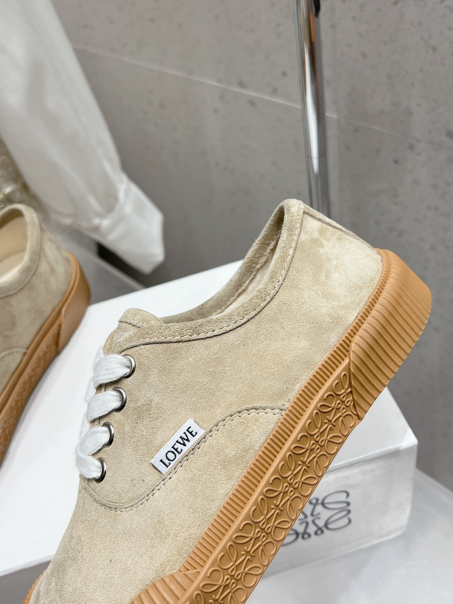 Loewe Terra Vulca Lace-Up Sneakers with Vulcanized Rubber Sole & Thick Toe 8 i1734557484 5933 2