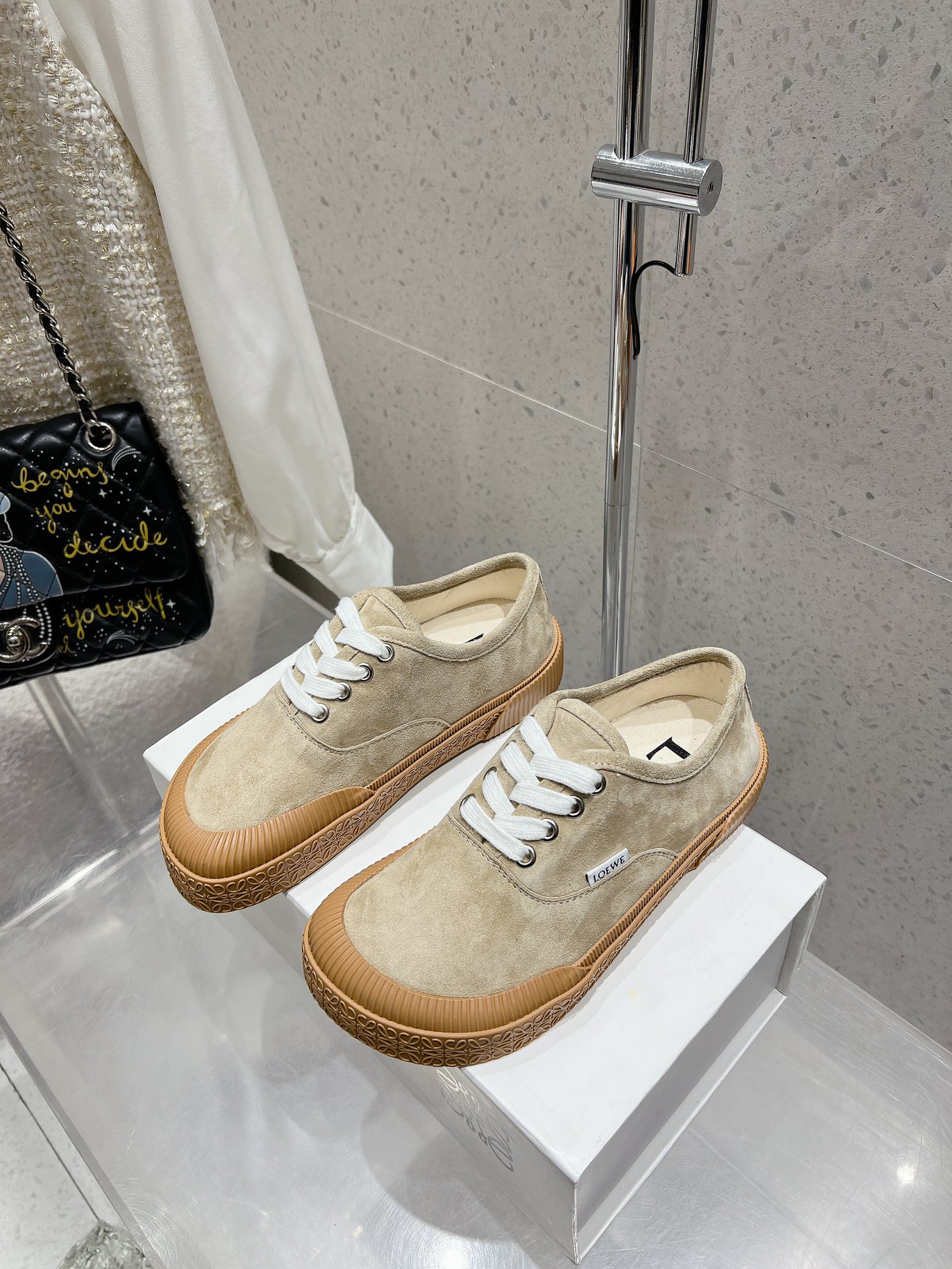 Loewe Terra Vulca Lace-Up Sneakers with Vulcanized Rubber Sole & Thick Toe 2 i1734557485 2771 7
