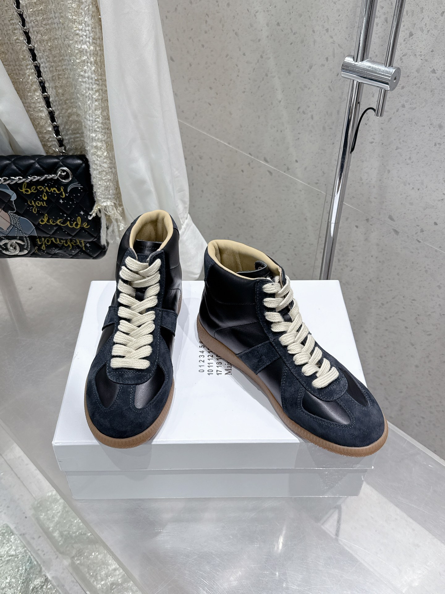 Maison Margiela MM6 High-Top Leather Sneakers Casual Couple Shoes 5 i1740395793 6569 8