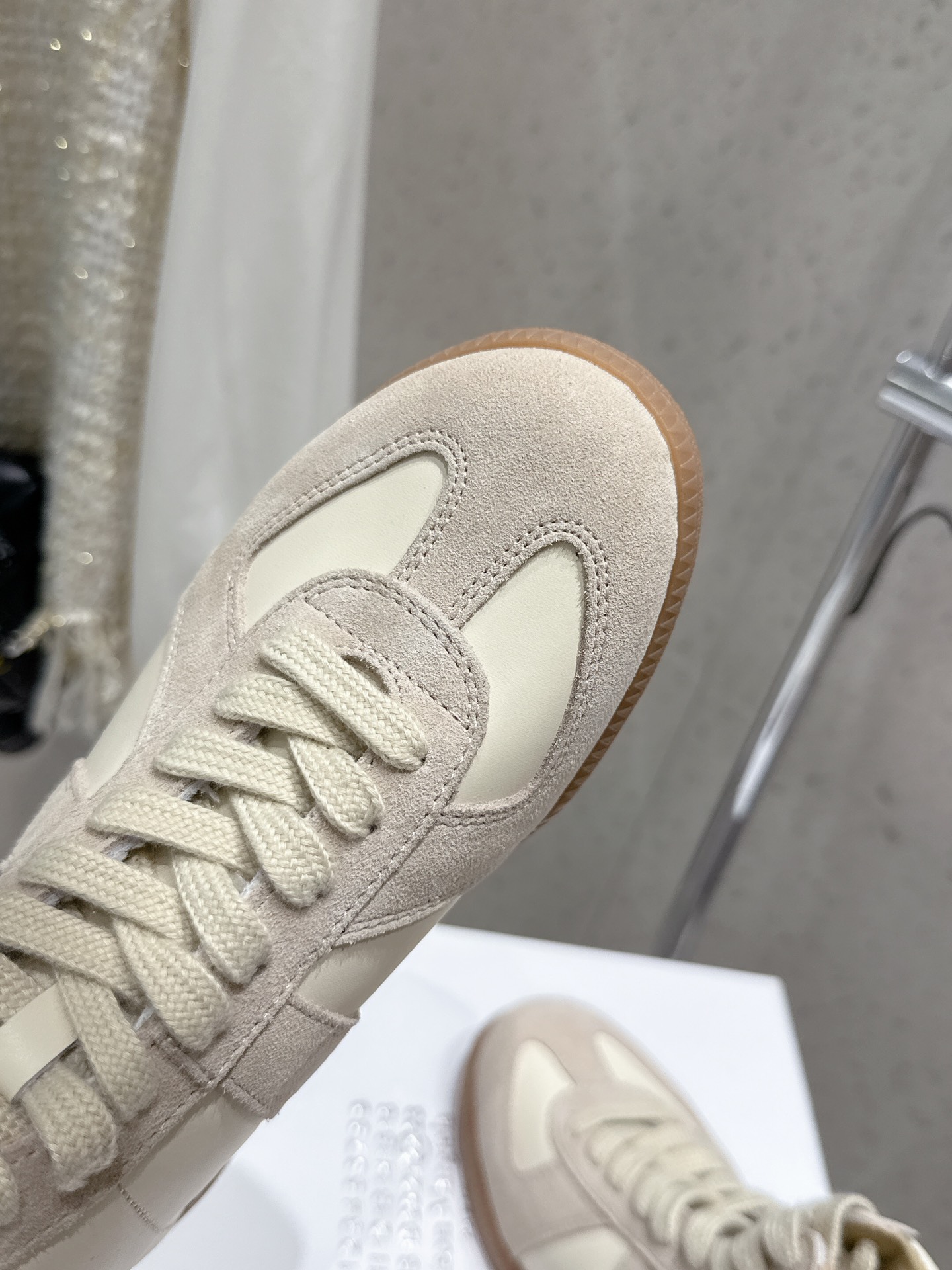 Maison Margiela MM6 High-Top Leather & Suede Sneakers - Lace-Up Training Shoe 7 i1740395879 2338 0