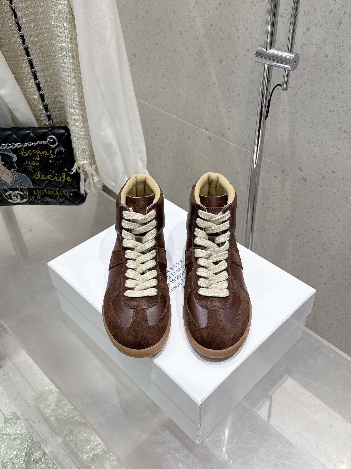 Maison Margiela MM6 High-Top Leather Sneakers Couple Casual Shoes 3 i1740395961 2896 0