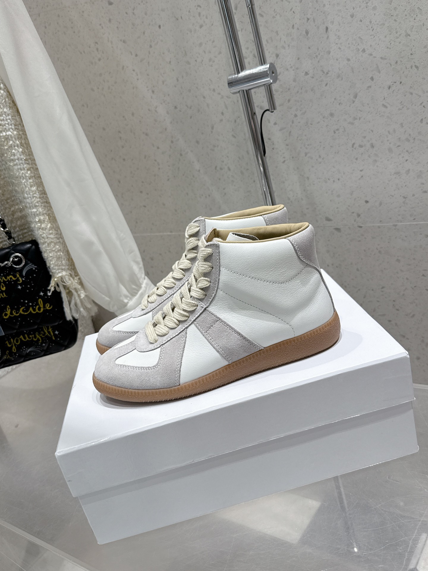 Maison Margiela MM6 High-Top Sneakers Leather & Suede Panelled Design 6 i1740396049 1584 1