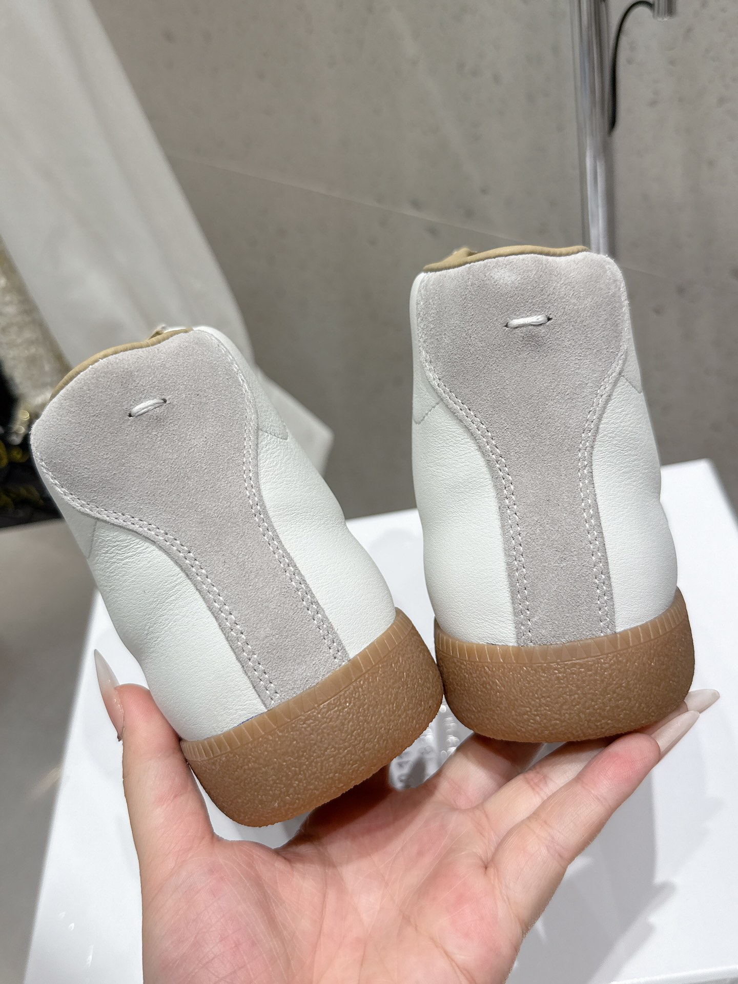 Maison Margiela MM6 High-Top Sneakers Leather & Suede Panelled Design 10 i1740396050 3906 8