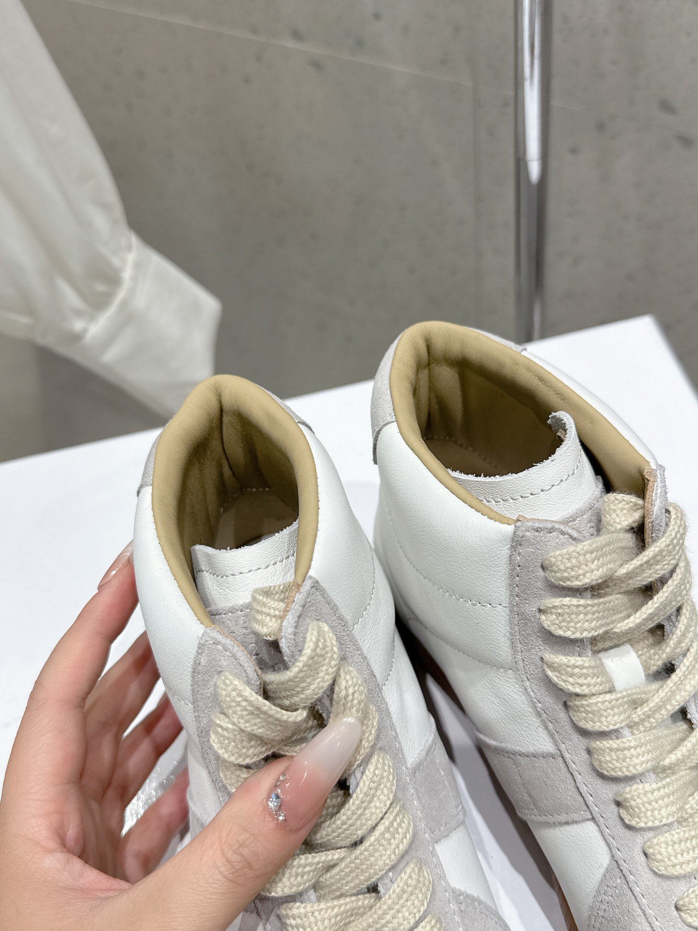Maison Margiela MM6 High-Top Sneakers Leather & Suede Panelled Design 9 i1740396050 5628 6
