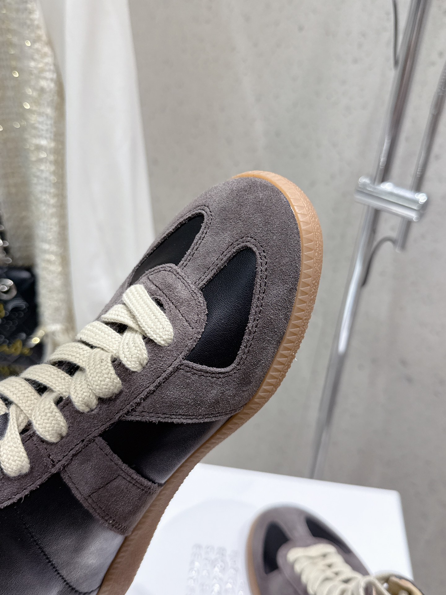 Maison Margiela MM6 High-Top Sneakers - Leather and Suede - Unisex Style 7 i1740396079 2175 0