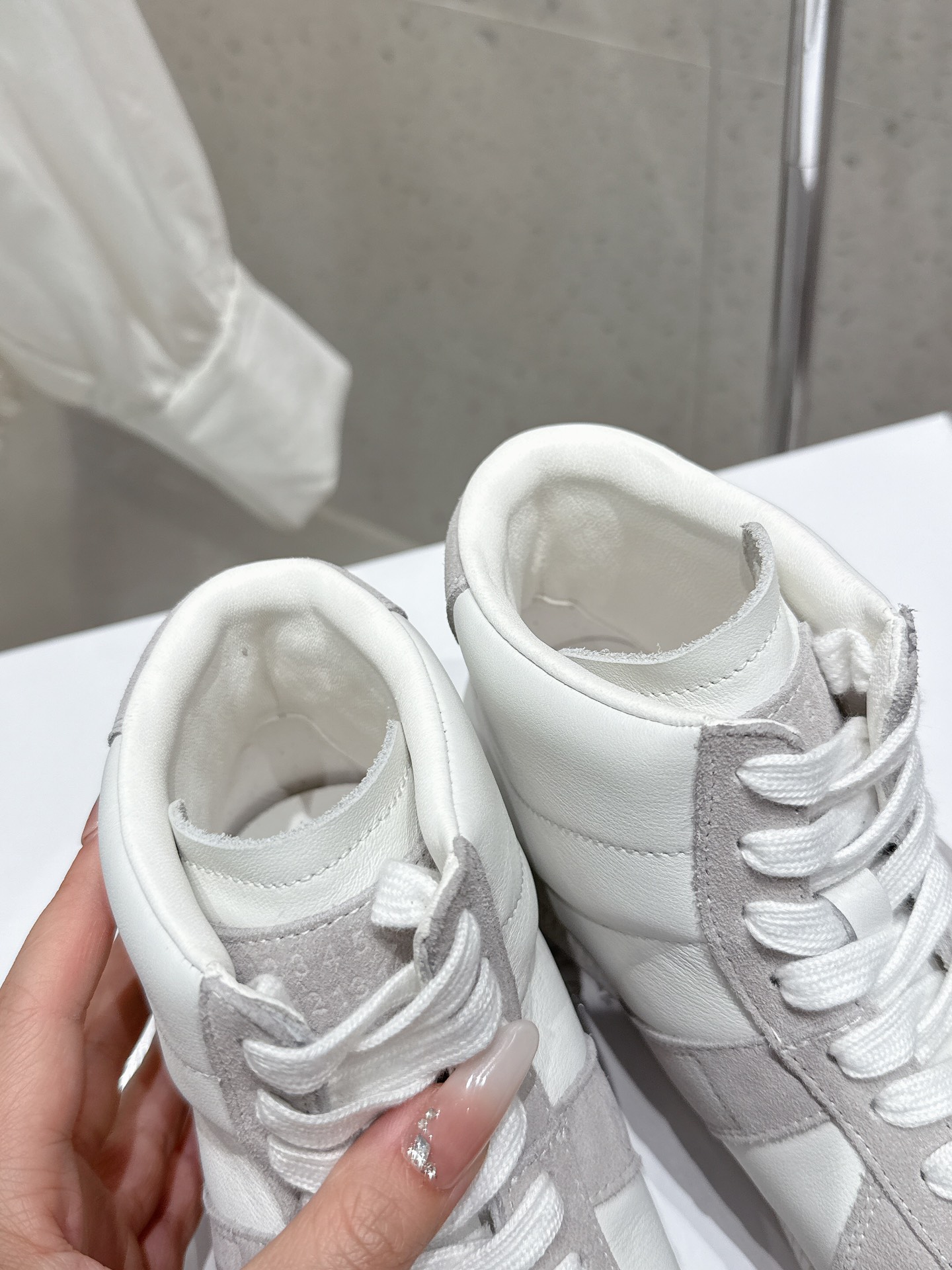 Maison Margiela MM6 High-Top Sneakers - Leather, Couple Style, Unisex 10 i1740396130 6171 7