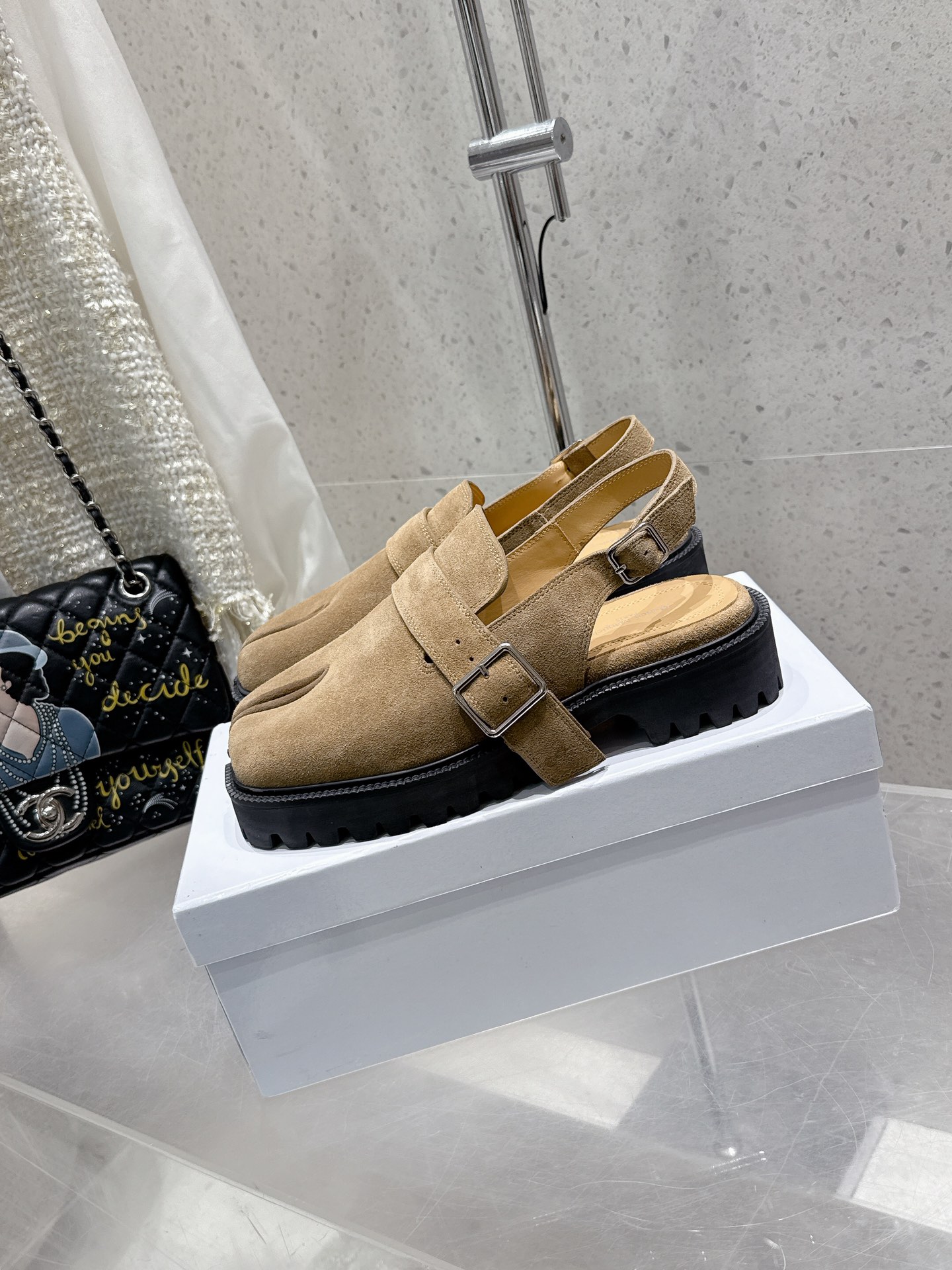 “Margiela MM6 Classic Toe Sandals: Original Import Oxin Shoes, Size 35-40” - 图片 4
