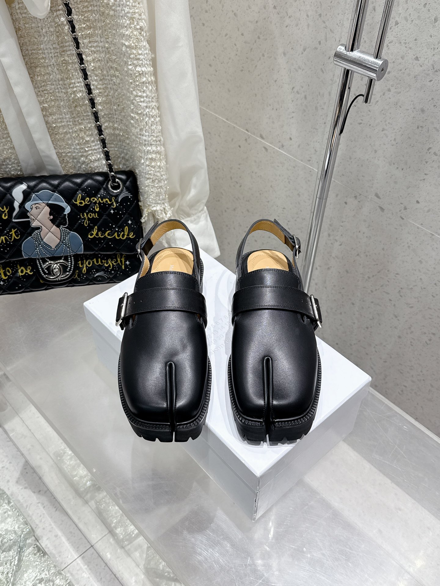 “Margiela Classic Toe Sandals: Original Import Oxin, Size 35-40, $750”
