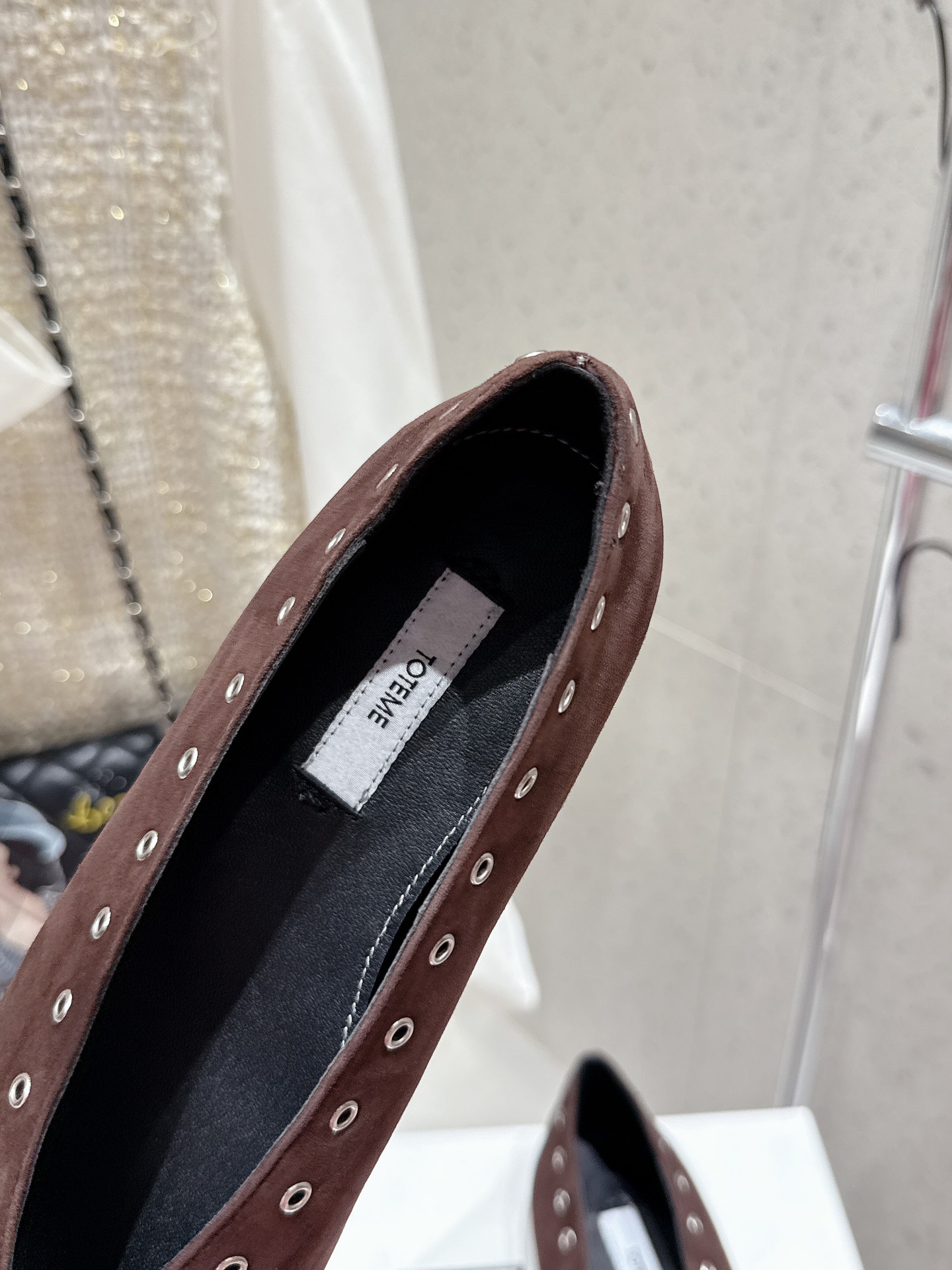 Toteme 2025/ss Mono-Shoes: Quality Italian Cosmopolitan Leisure Footwear with Sheepskin and Real Leather - 图片 8