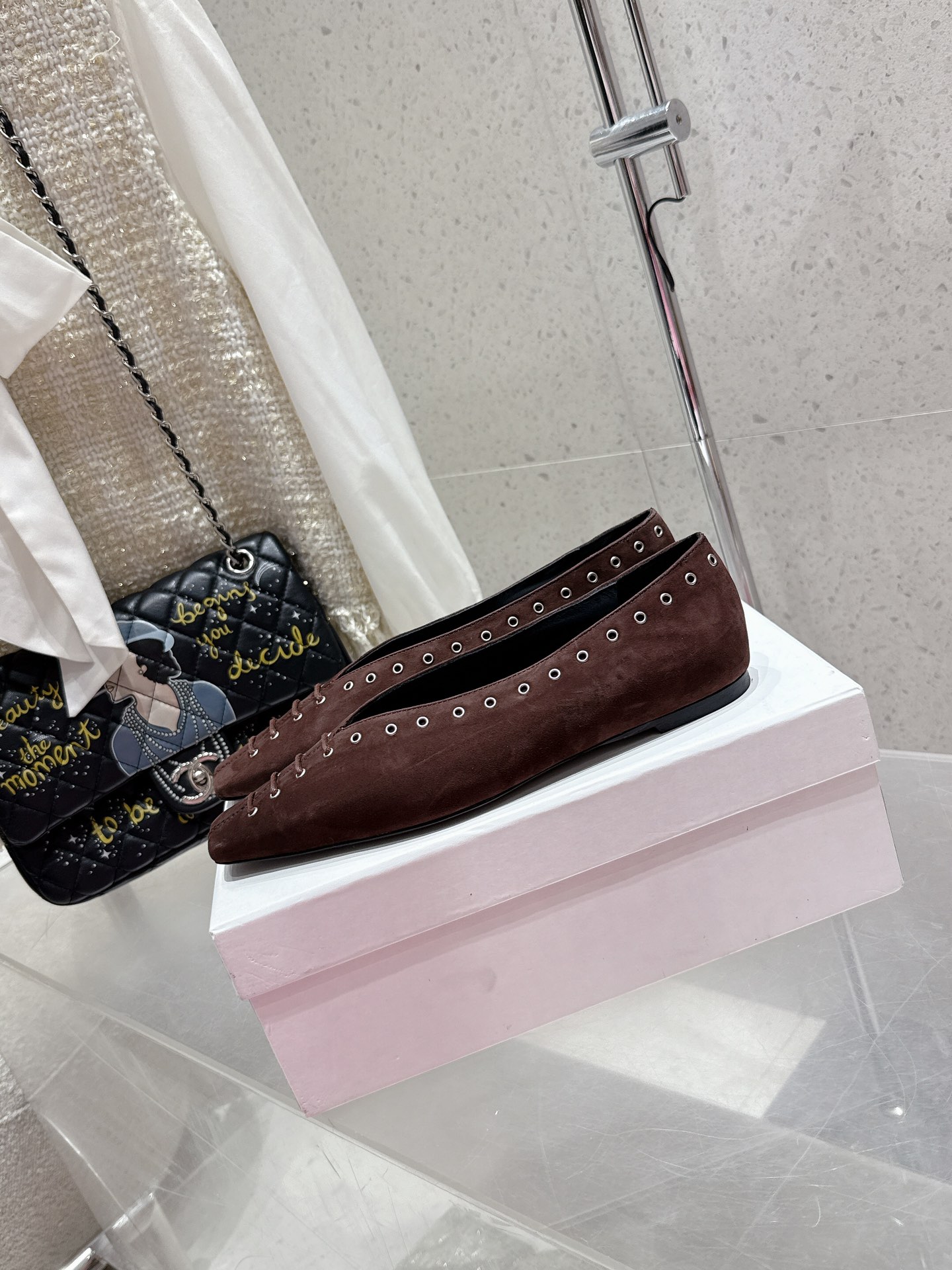 Toteme 2025/ss Mono-Shoes: Quality Italian Cosmopolitan Leisure Footwear with Sheepskin and Real Leather - 图片 4