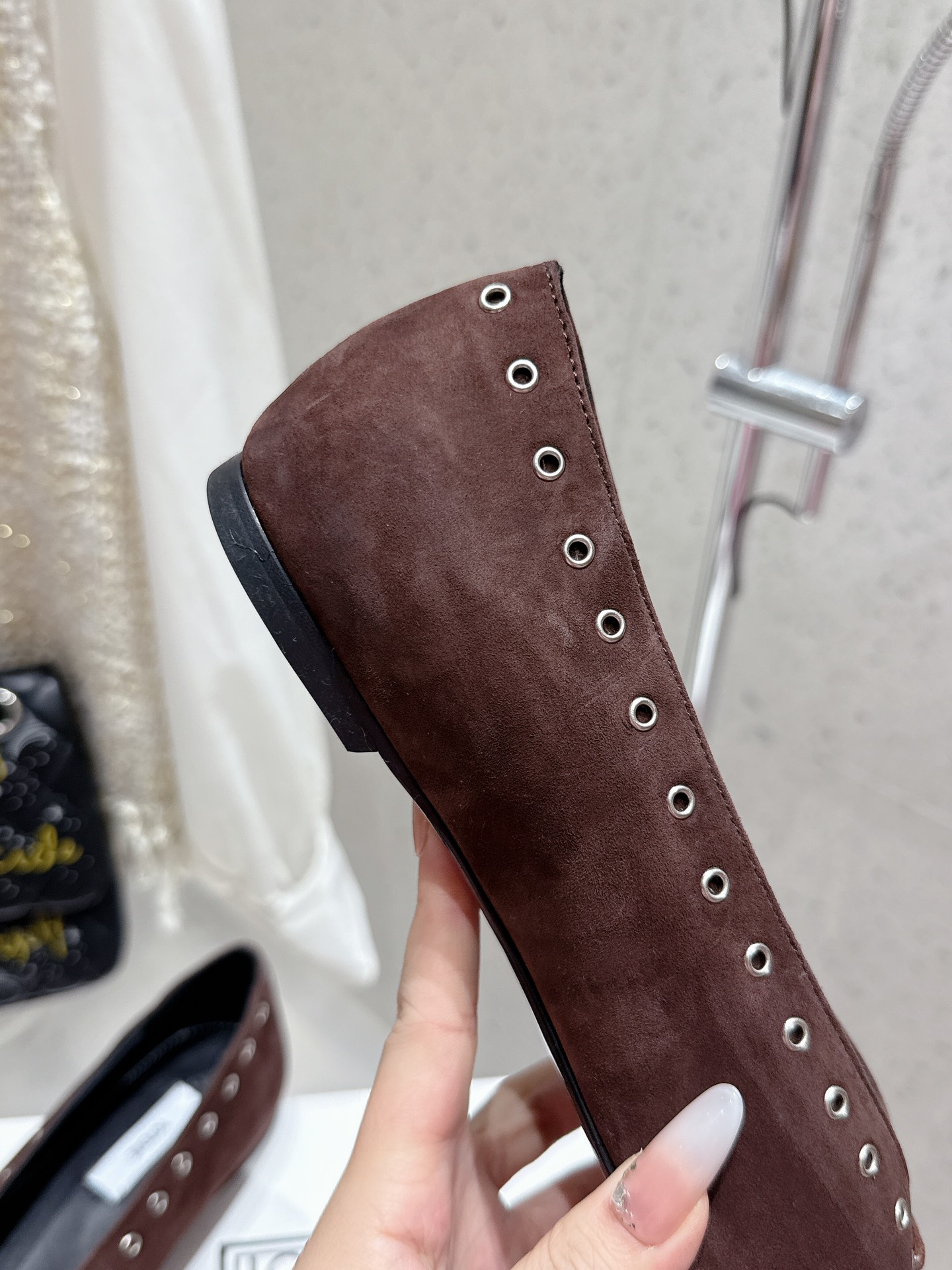 Toteme 2025/ss Mono-Shoes: Quality Italian Cosmopolitan Leisure Footwear with Sheepskin and Real Leather - 图片 7