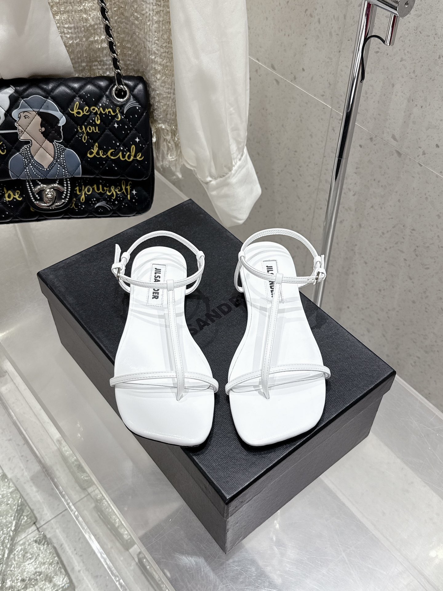 Jil Sander’s Summer Sandals: High-Quality, Classic Design, Comfortable, Sheepskin Lining.