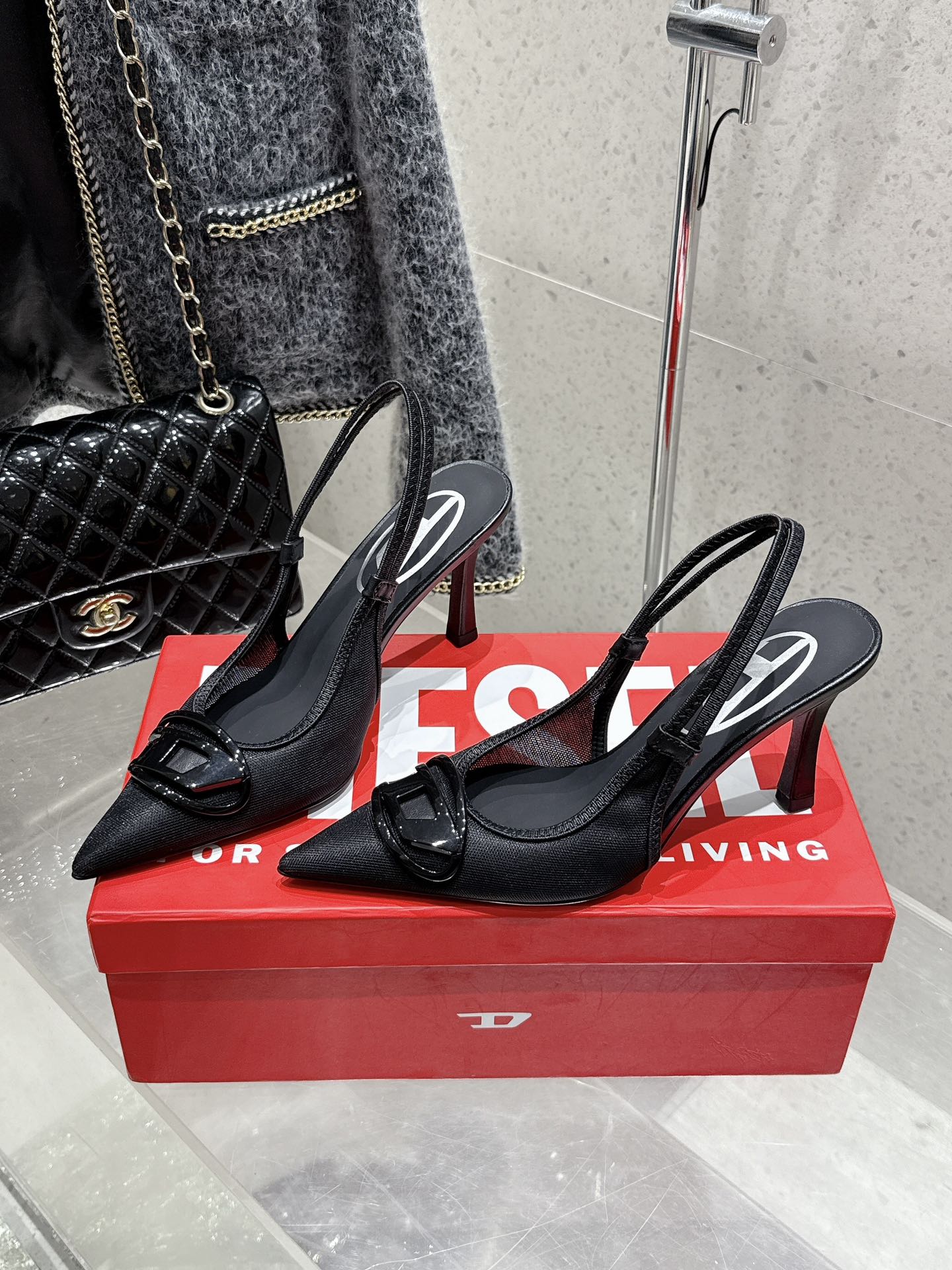 Fashion Review: Diesel’s Stylish Pointy Sandals with Custom Details