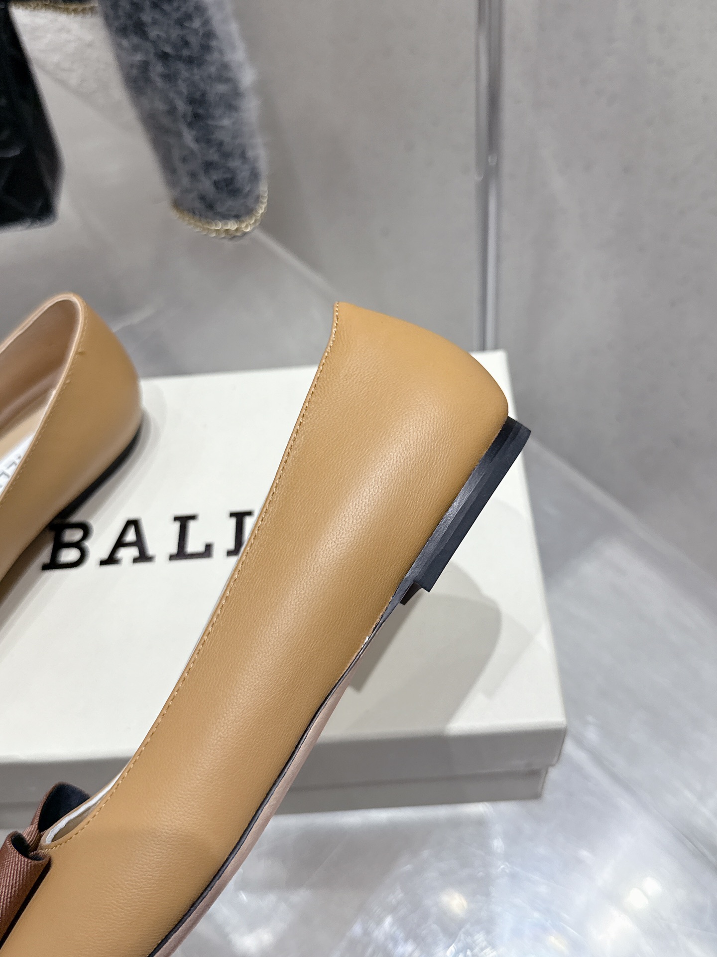 Bally Women's Ballet Flats with Ribbon and Buckle in Leather, Flat Heel 8 i1744186610 4034 4