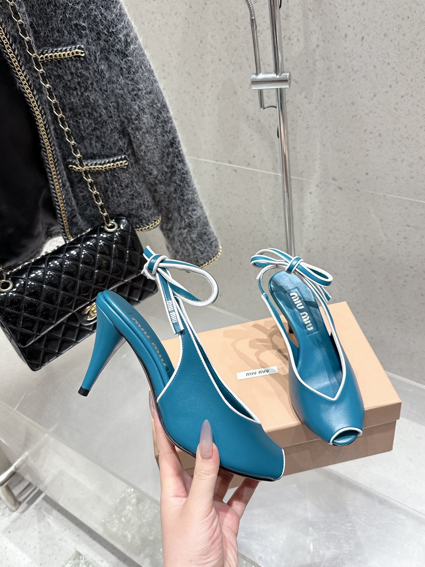 Miu Miu Retro Kitten Heel Slingbacks - Spring/Summer Collection 6 i1746013977 7603 4