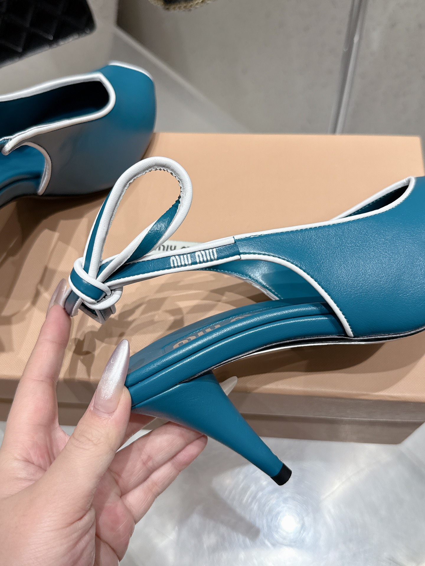 Miu Miu Retro Kitten Heel Slingbacks - Spring/Summer Collection 9 i1746013978 8613 8