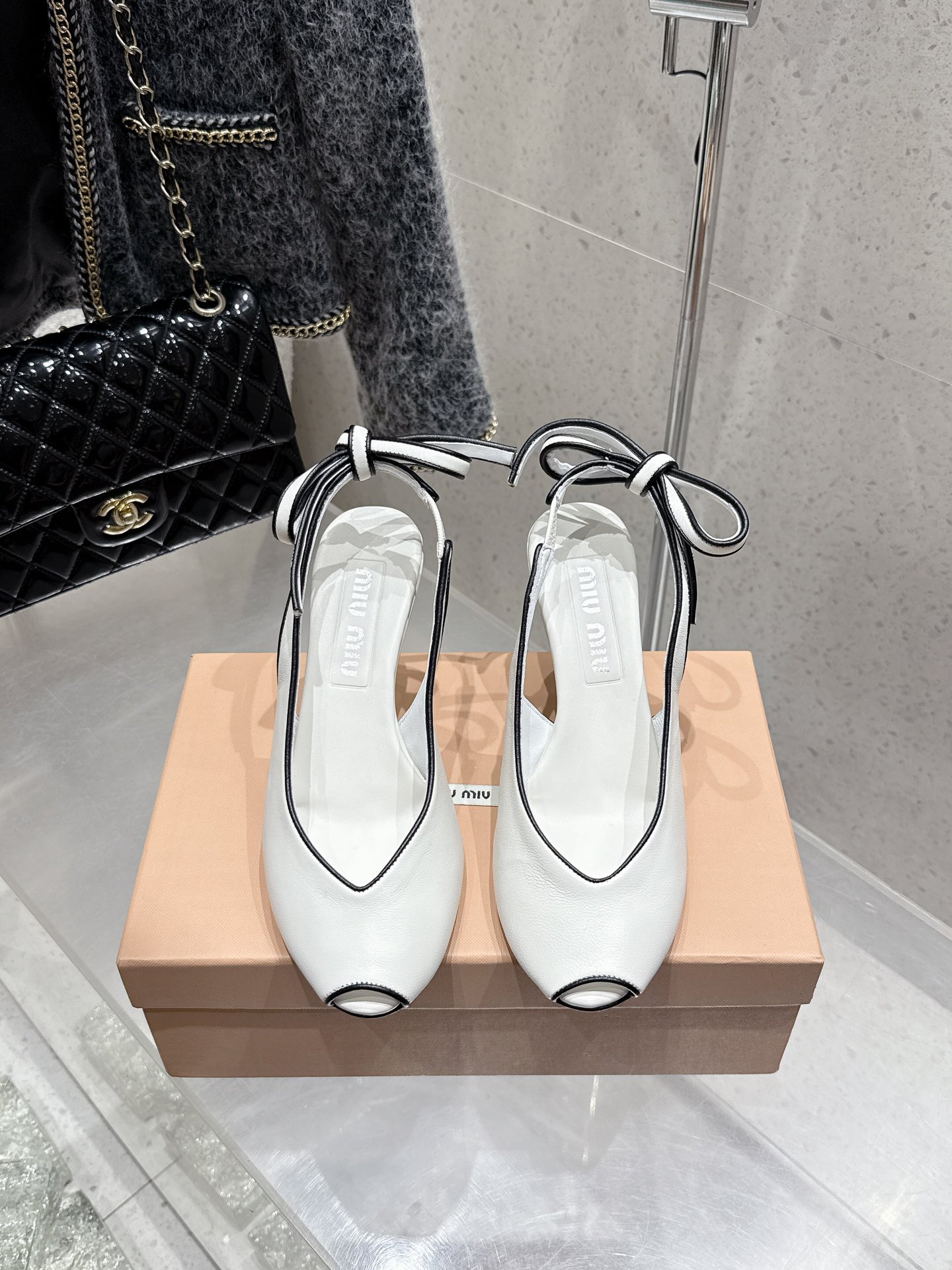 Miu Miu Retro High Heel Slingbacks Fish Mouth Sandals For Women 3 i1746014128 3876 8