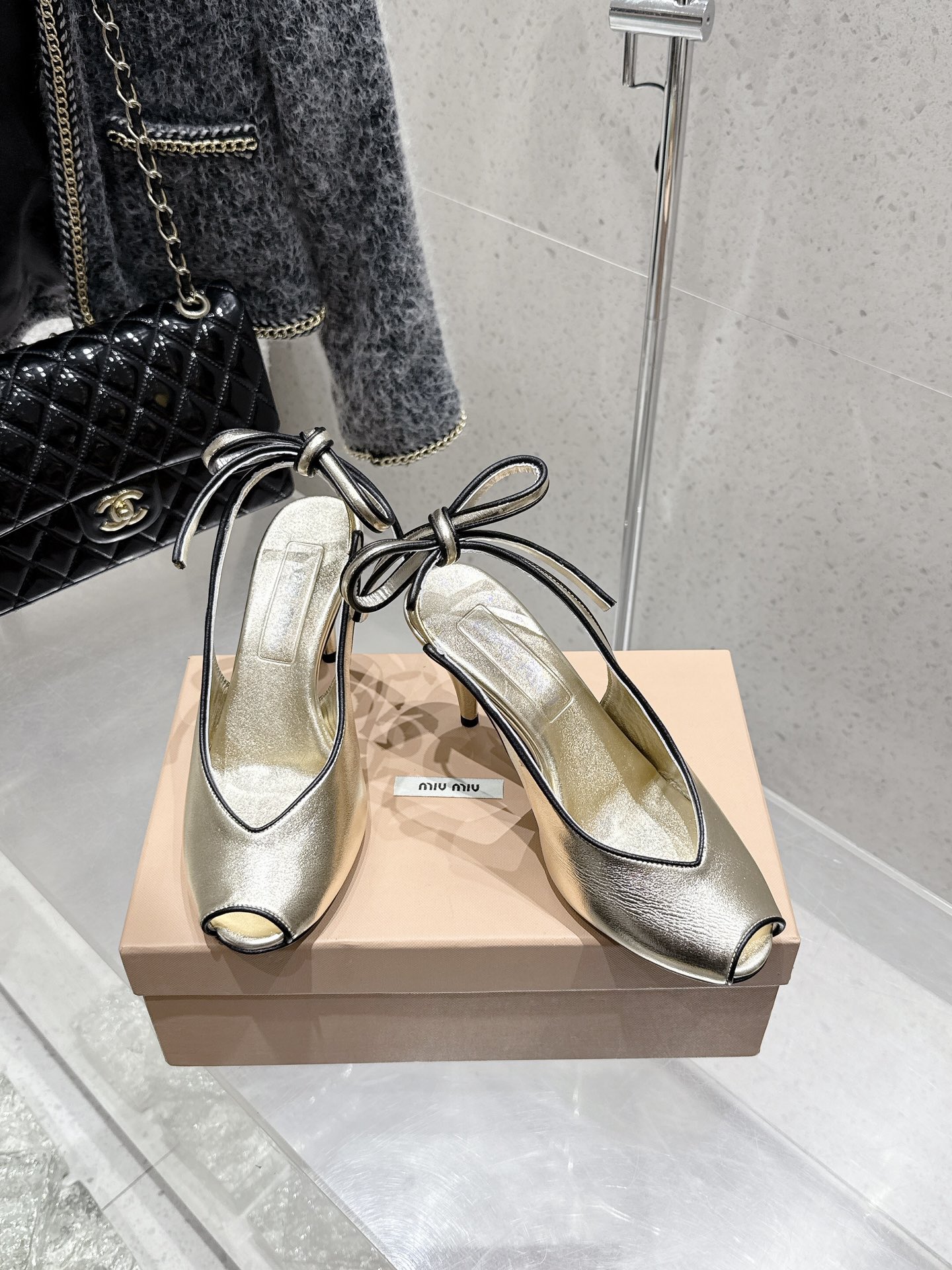 Miu Miu Retro High Heel Peep Toe Sandals - Spring/Summer Collection 4 i1746014170 5691 7