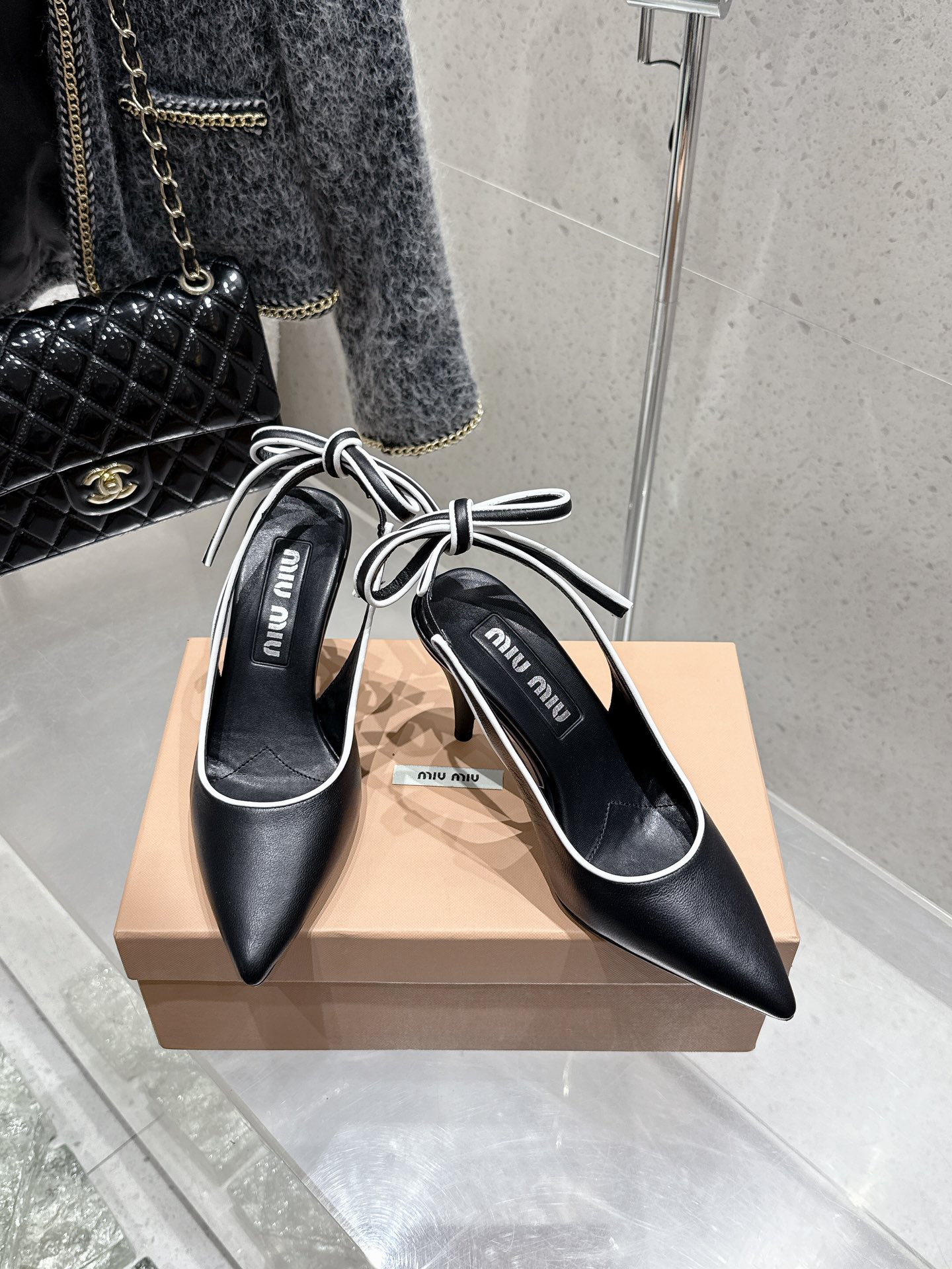 Miu Miu Retro Kitten Heel Slingbacks - Elegant Leather Pumps for Women 4 i1746014415 1511 0