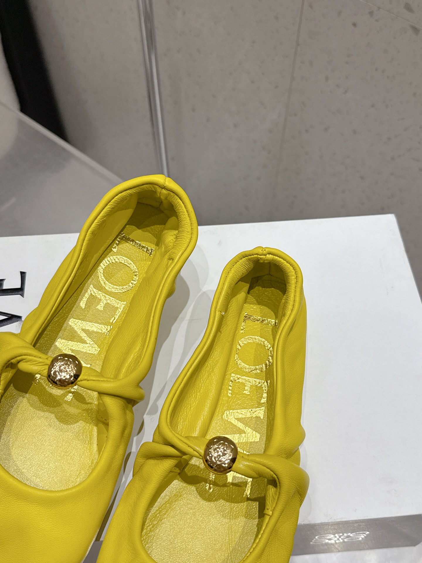 Elegant Grass Planting: Loewe Roger Shoes with Sheepskin Inner, Original Sole. - 图片 9