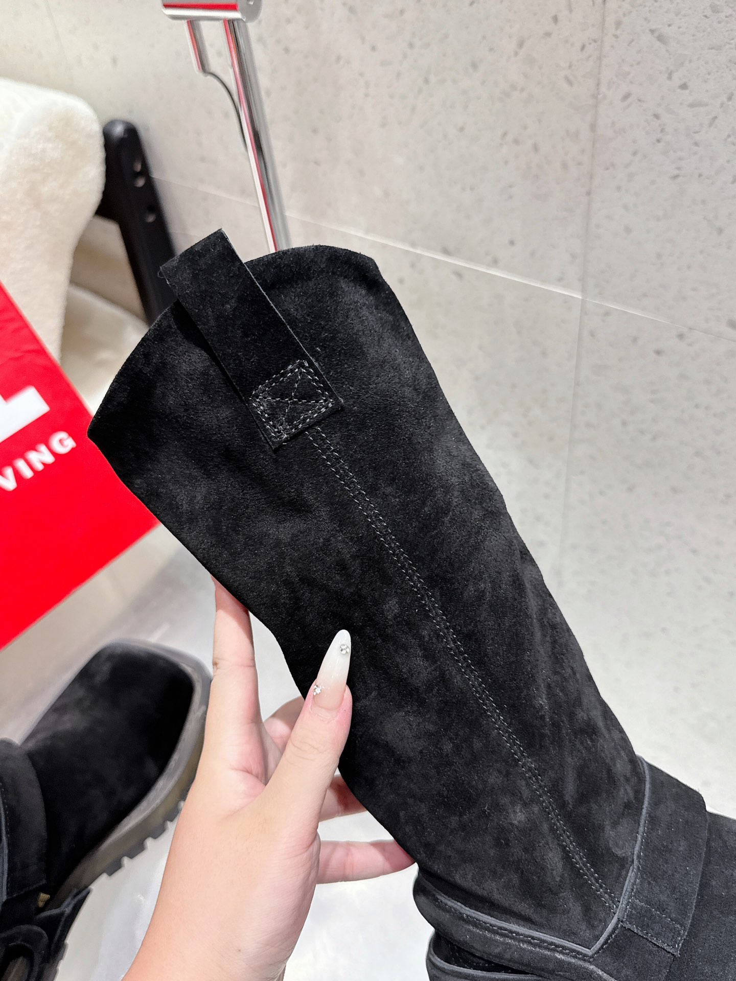 “1152Diesel 25ss High-Quality Prototype Aluminum Shoes with Sheepskin Lining and 5cm Heels” - 图片 7
