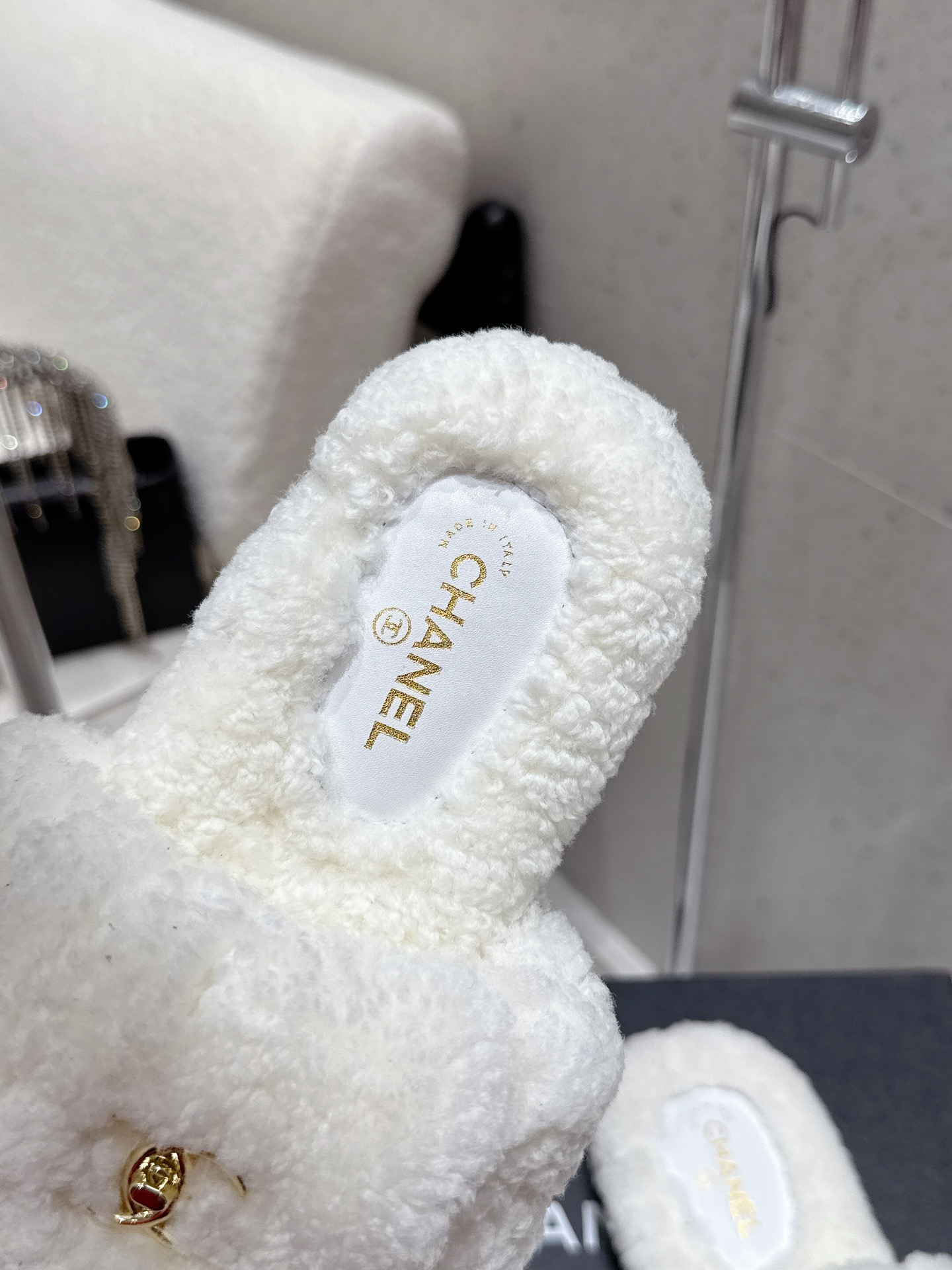 Fluffy Lambswool Slippers with Classic Flap Design - Cozy & Chic 8 i1757403433 6043 5